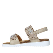 Sandali con strappi Marrone Grunland Junior