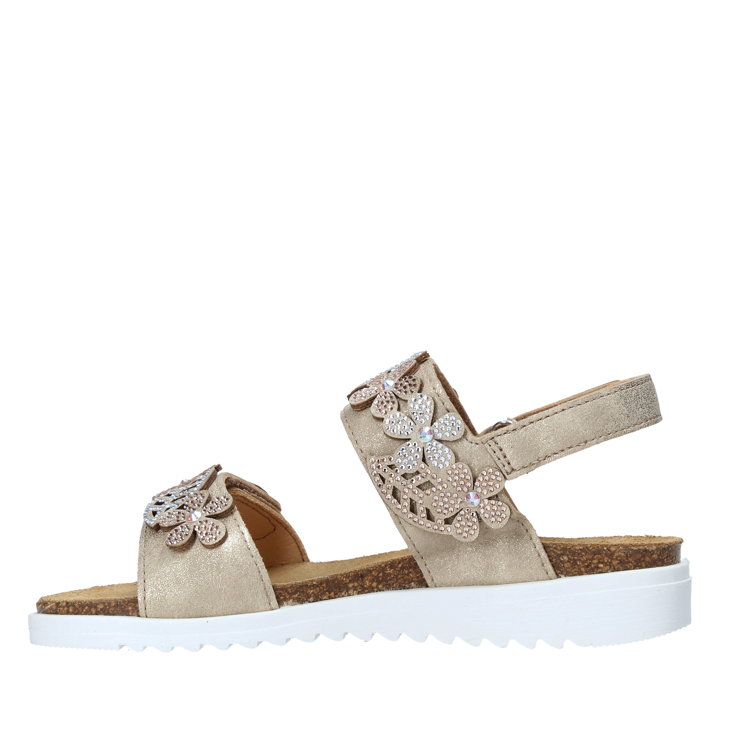 Sandali con strappi Marrone Grunland Junior