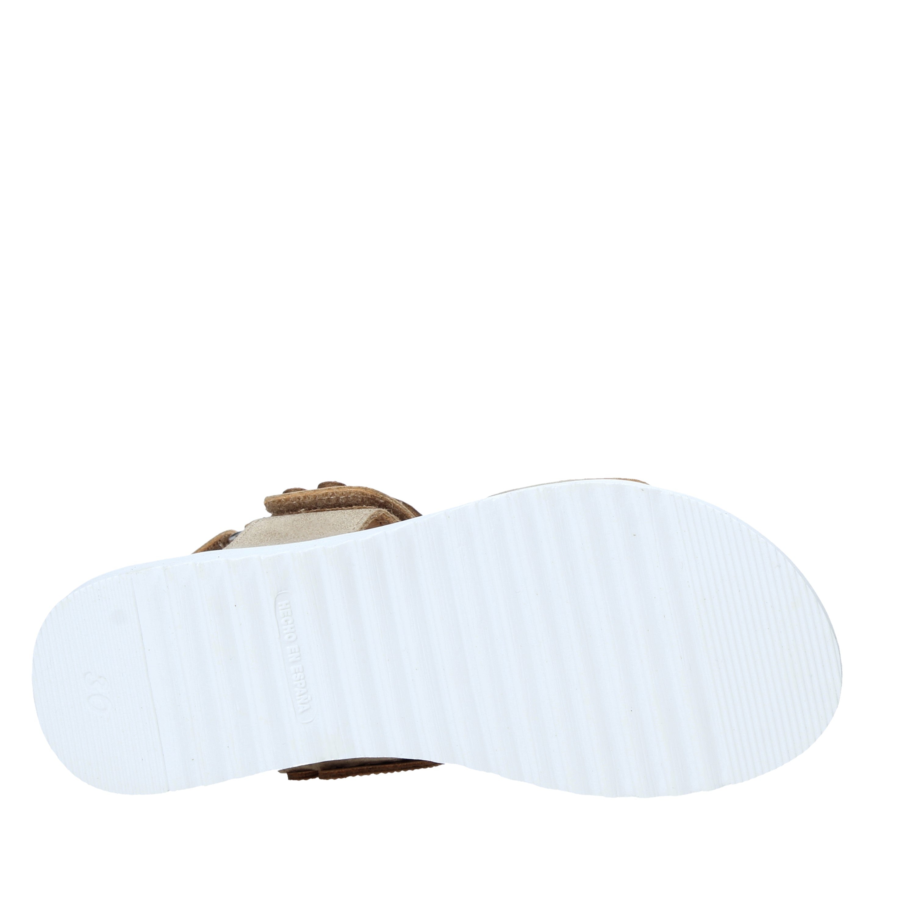 Sandali con strappi Marrone Grunland Junior