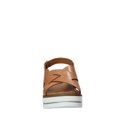 Sandali zeppa Marrone Grunland