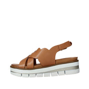 Sandali zeppa Marrone Grunland