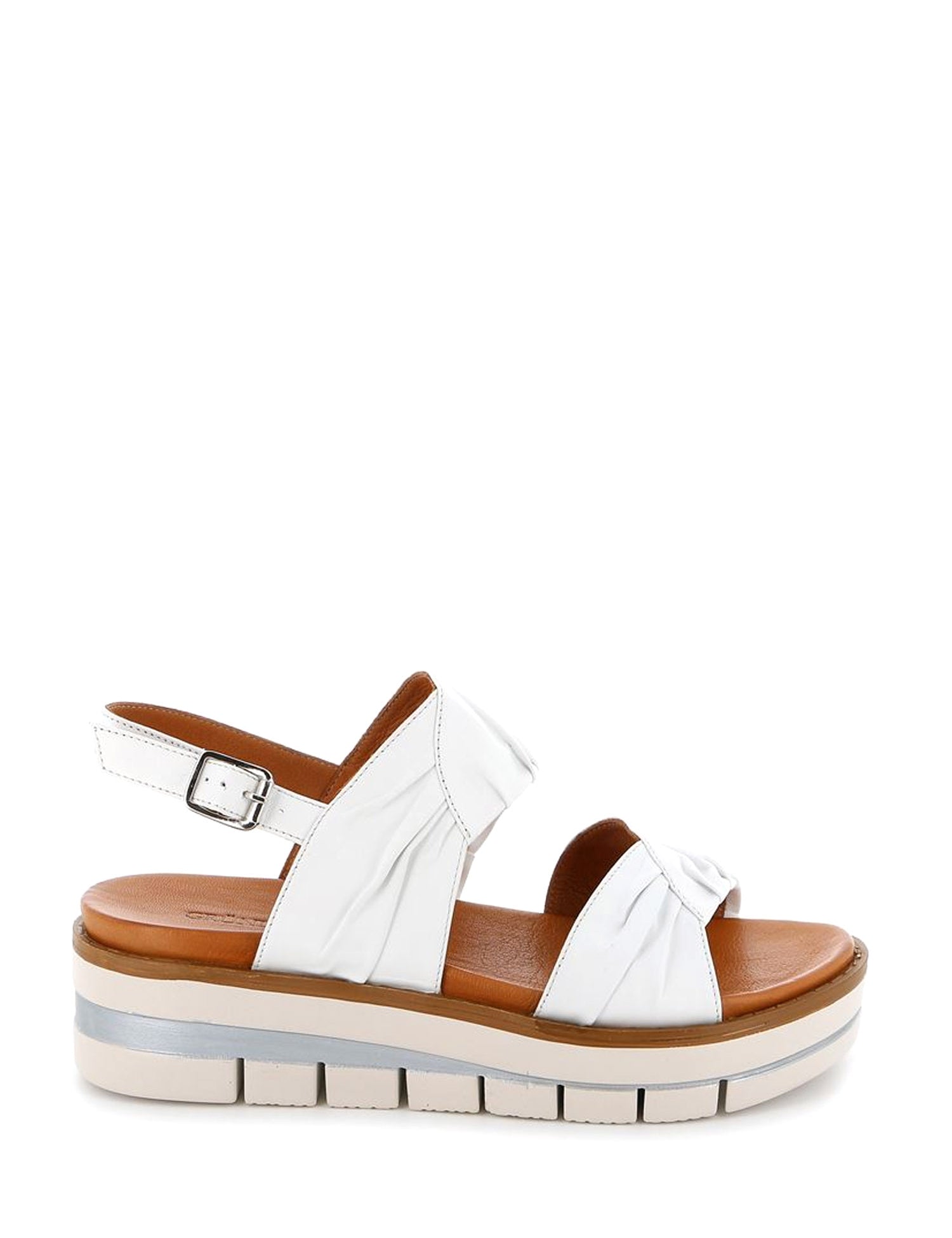 Sandali zeppa Bianco Grunland