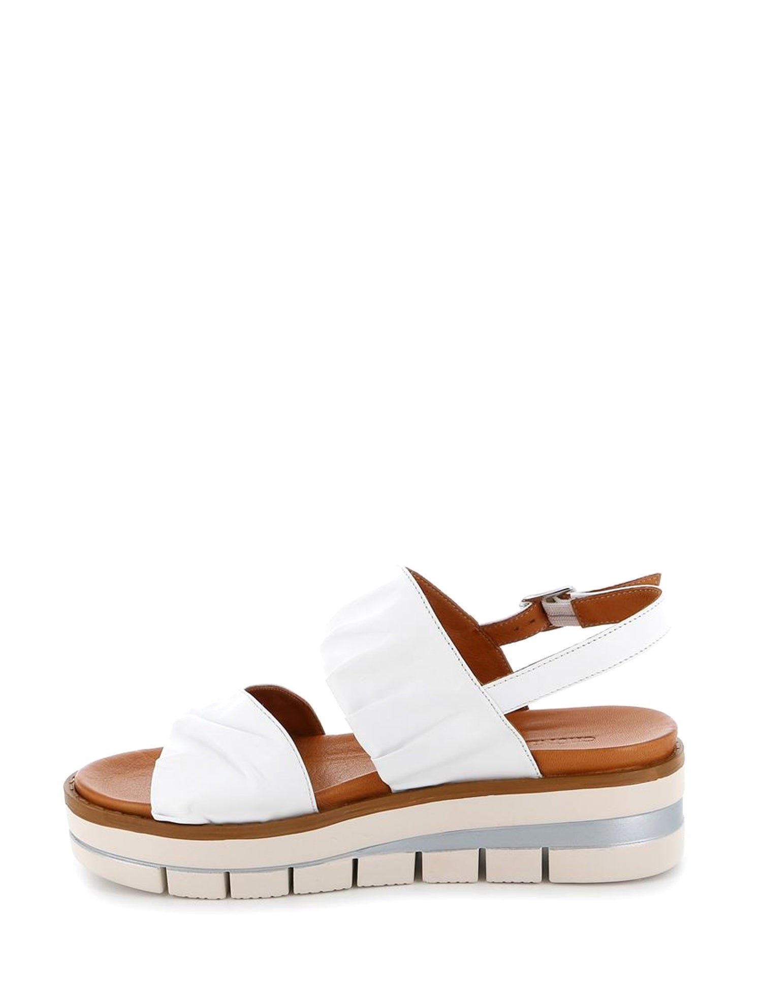 Sandali zeppa Bianco Grunland