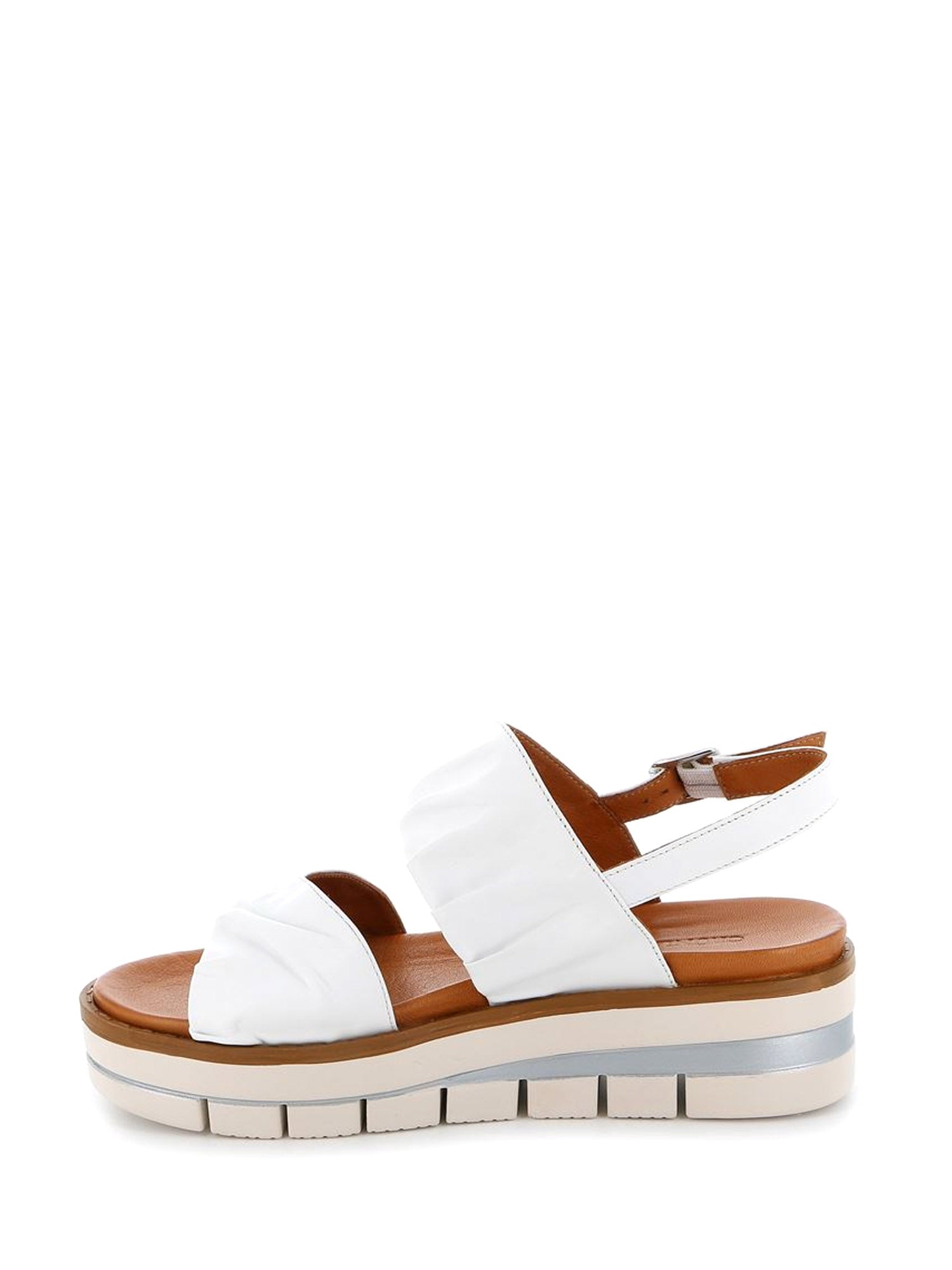 Sandali zeppa Bianco Grunland