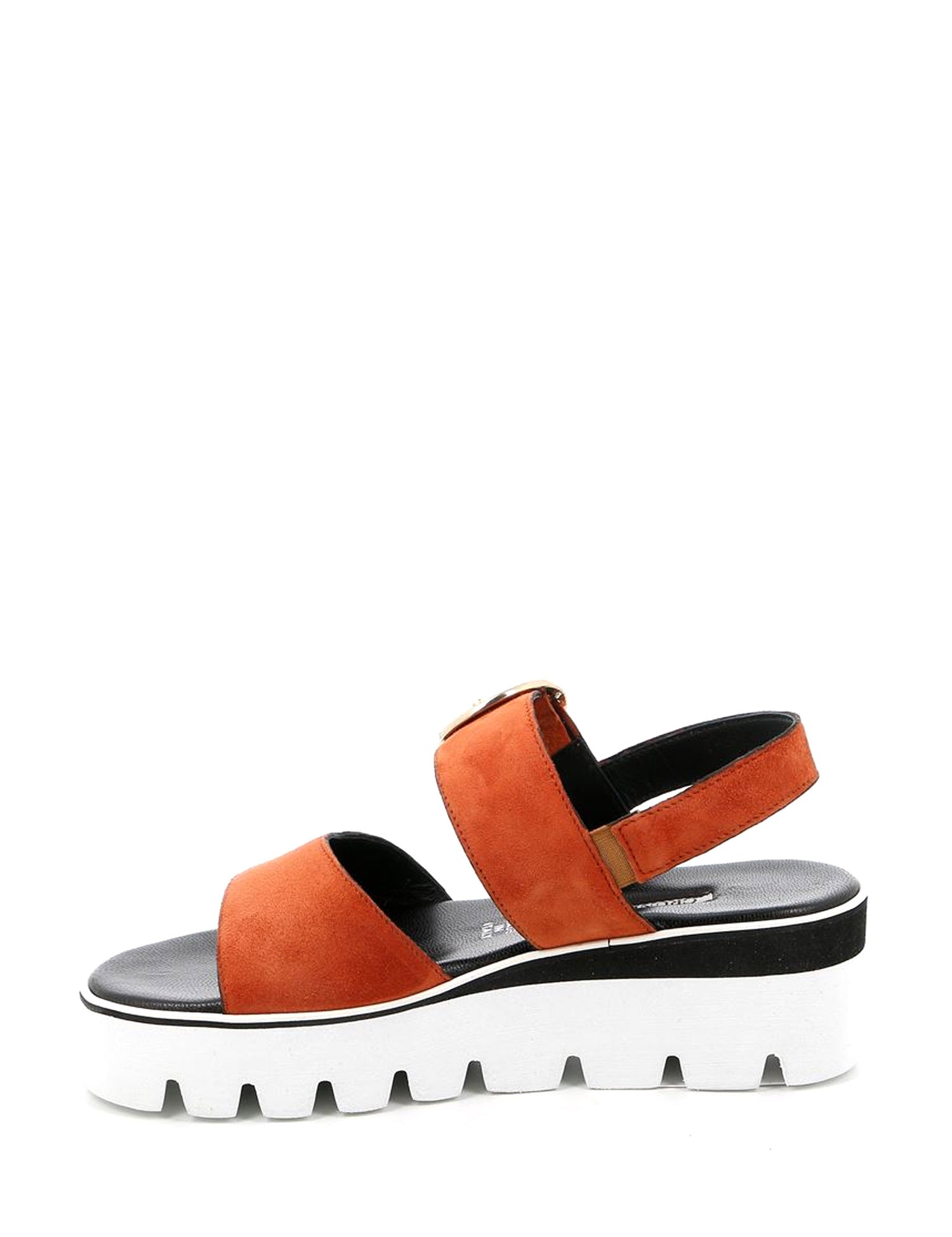 Sandali zeppa Rosso Grunland