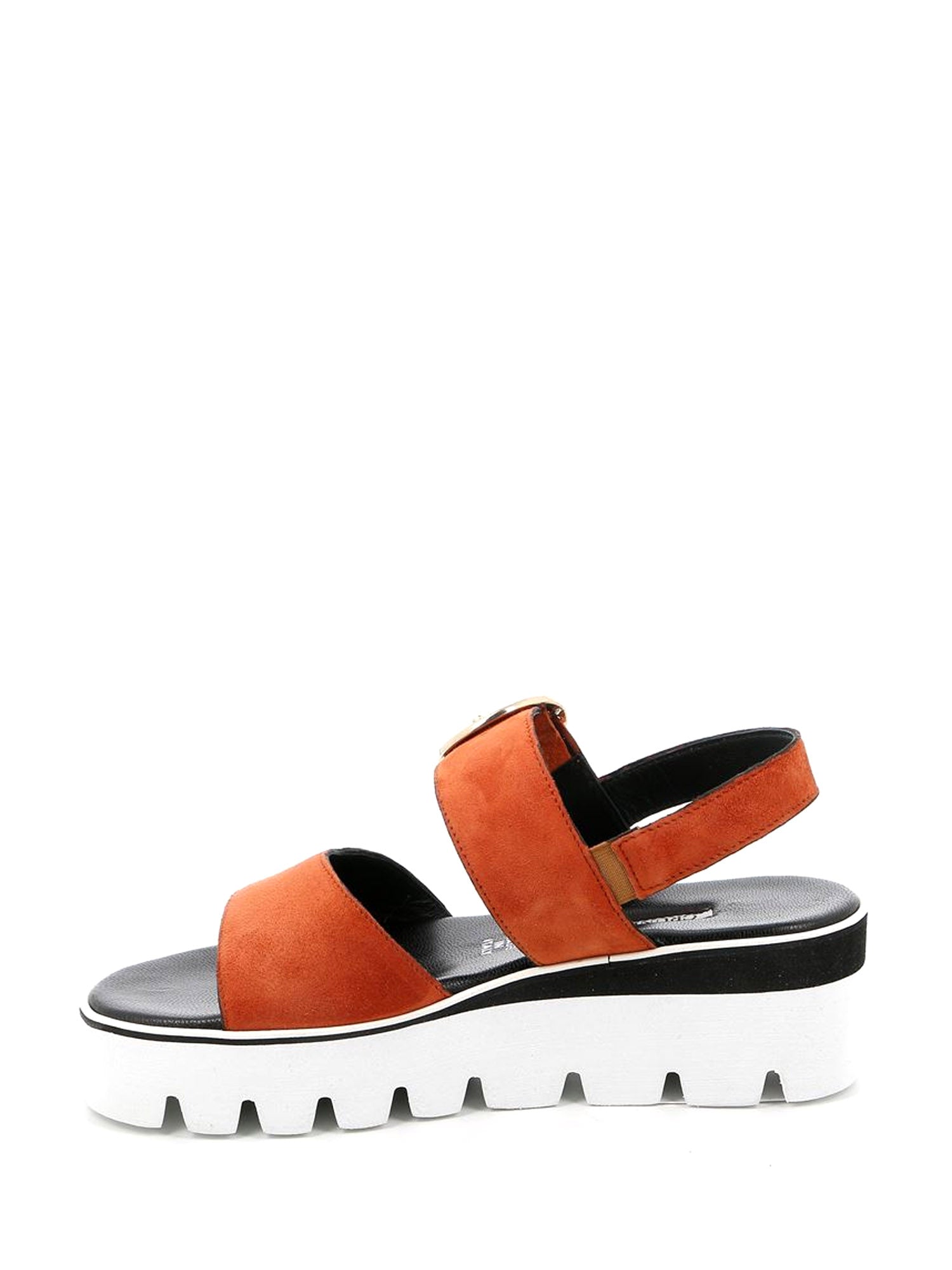 Sandali zeppa Rosso Grunland