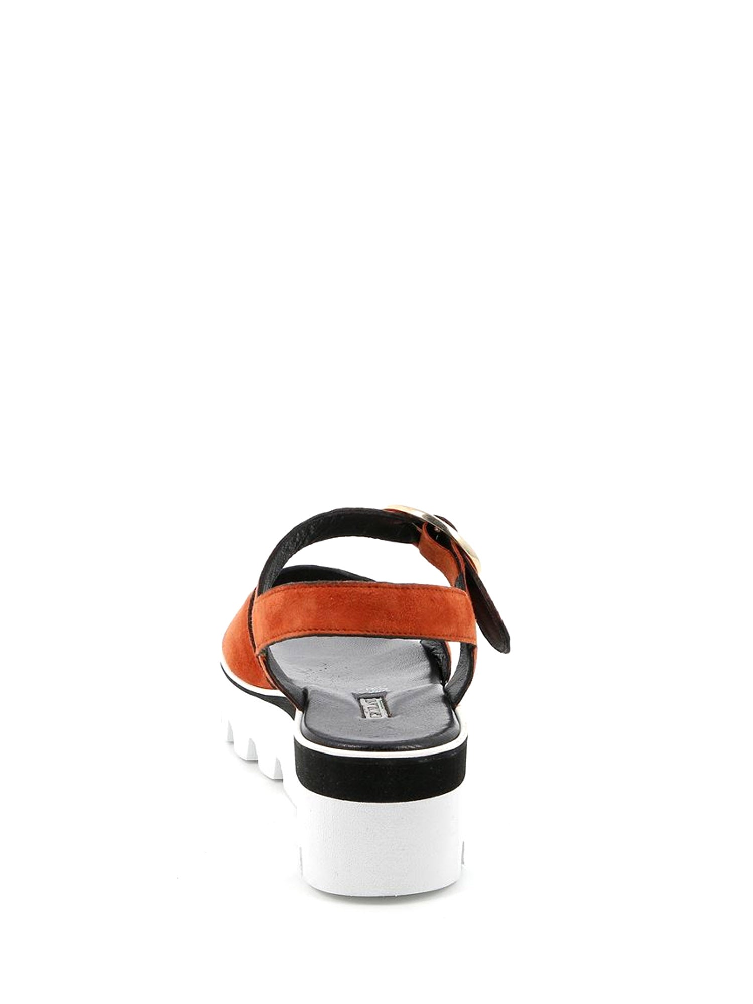 Sandali zeppa Rosso Grunland