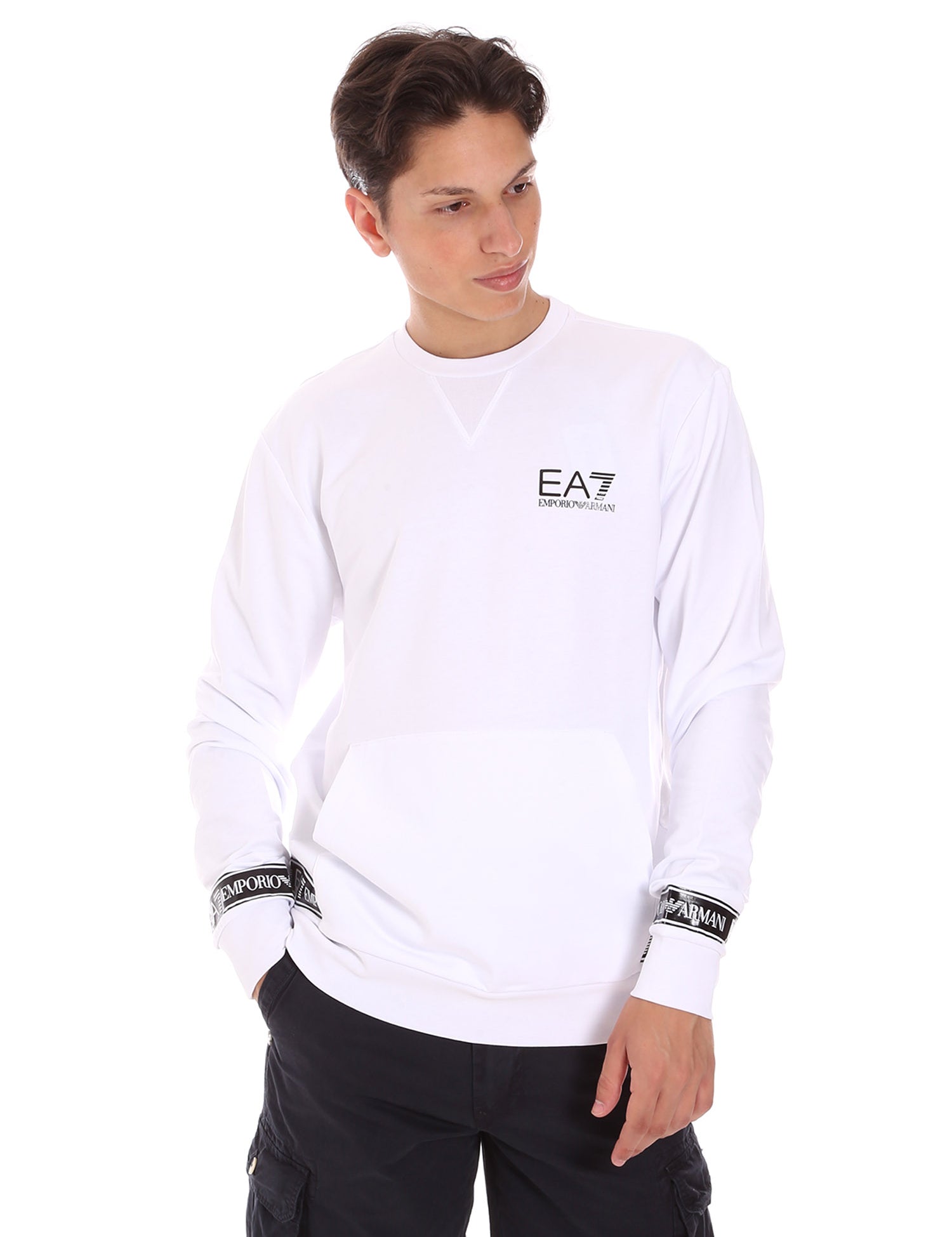 Felpe Bianco Ea7 Emporio Armani