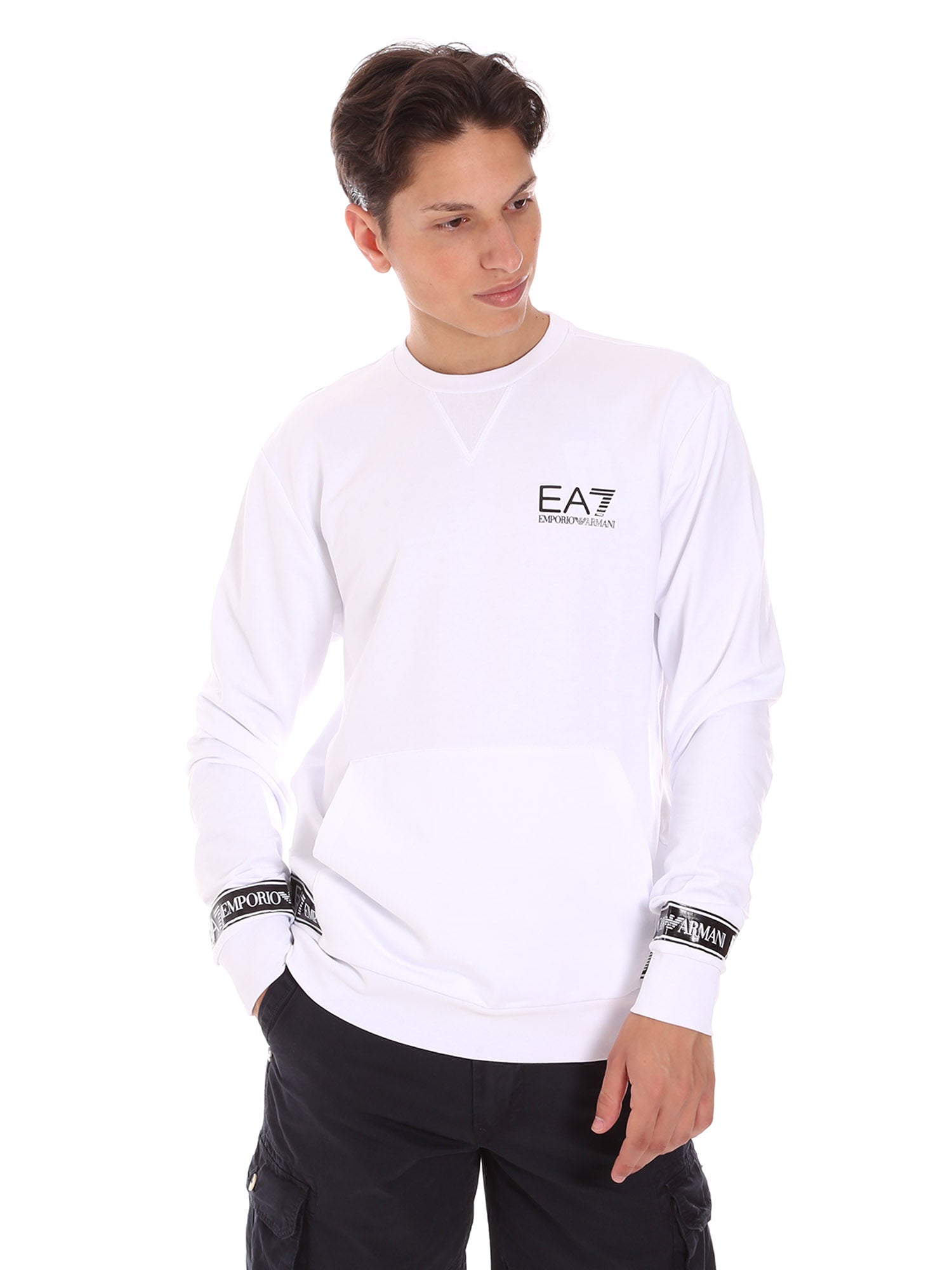 Felpe Bianco Ea7 Emporio Armani
