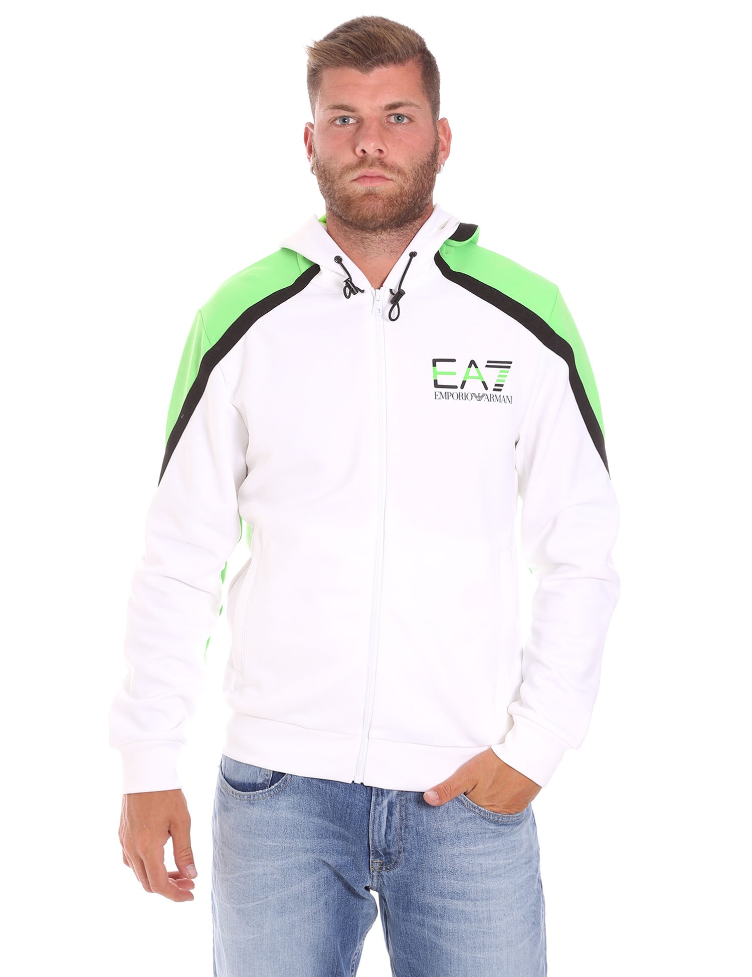 Felpe Bianco Ea7 Emporio Armani