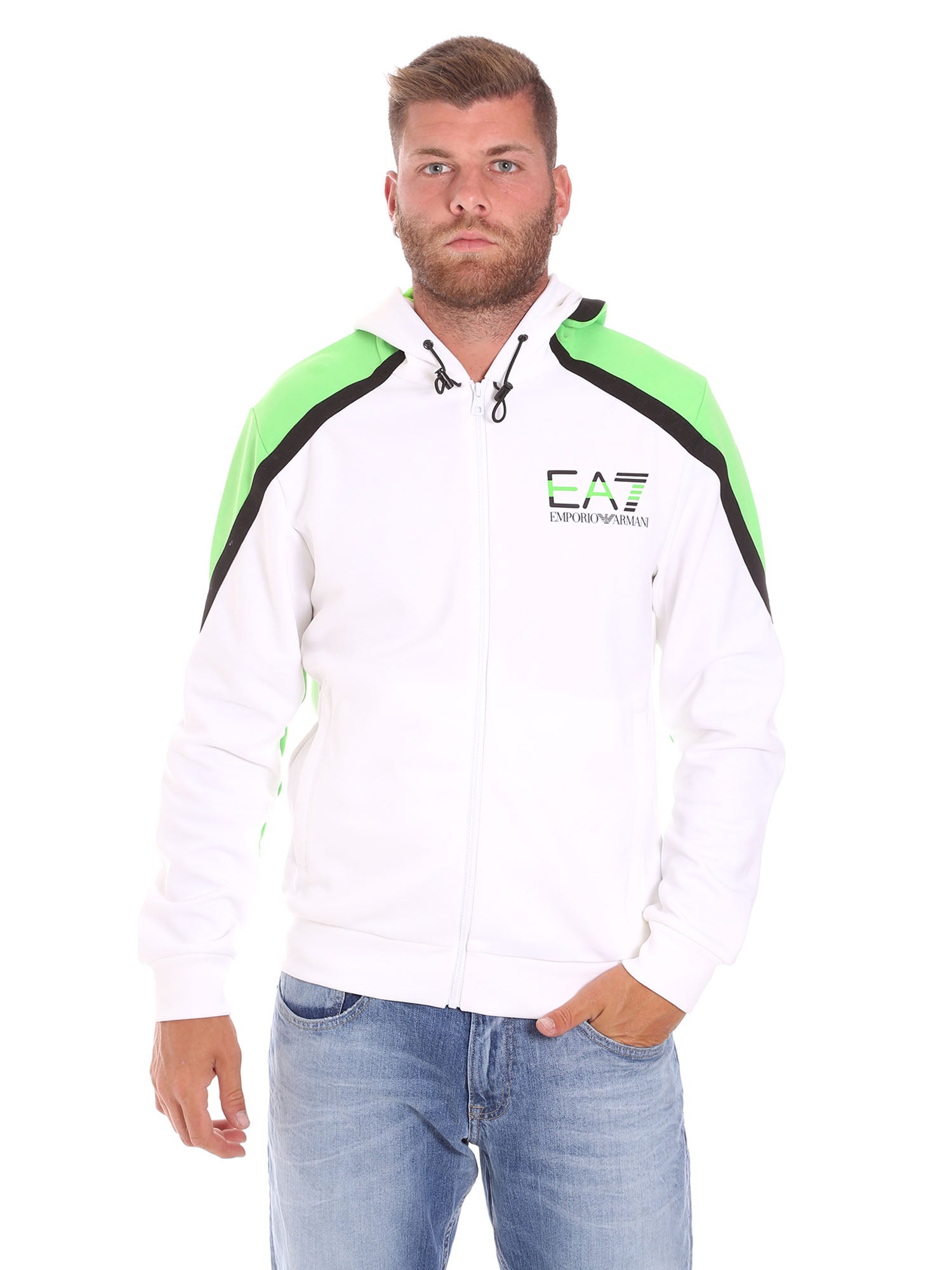 Felpe Bianco Ea7 Emporio Armani