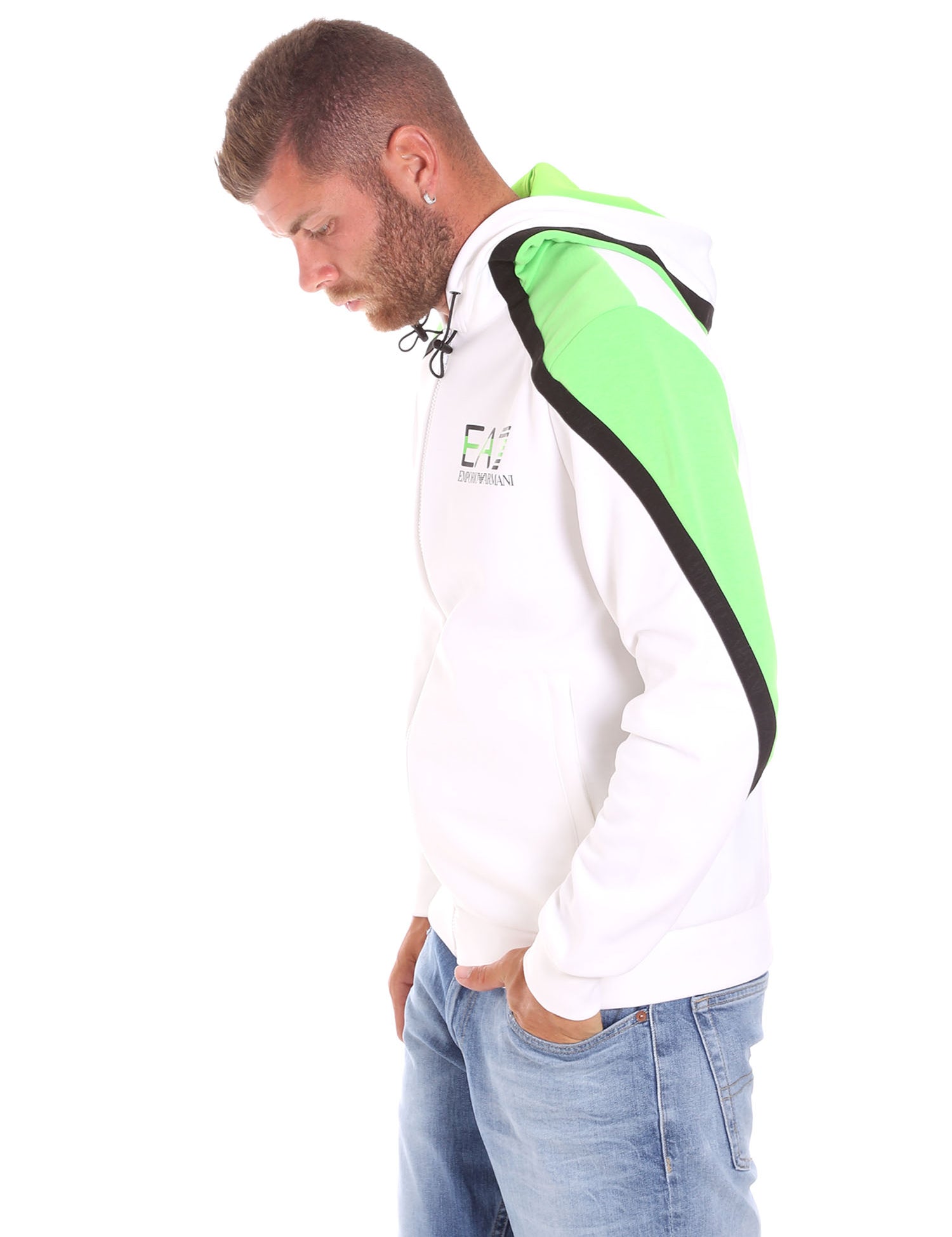 Felpe Bianco Ea7 Emporio Armani