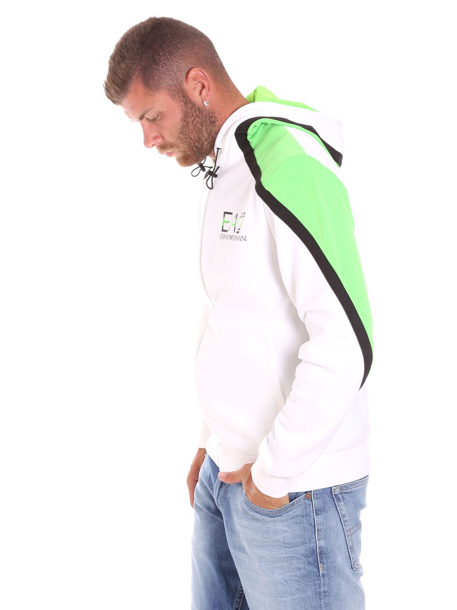 Felpe Bianco Ea7 Emporio Armani