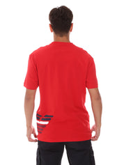 T-shirt Rosso Ea7 Emporio Armani