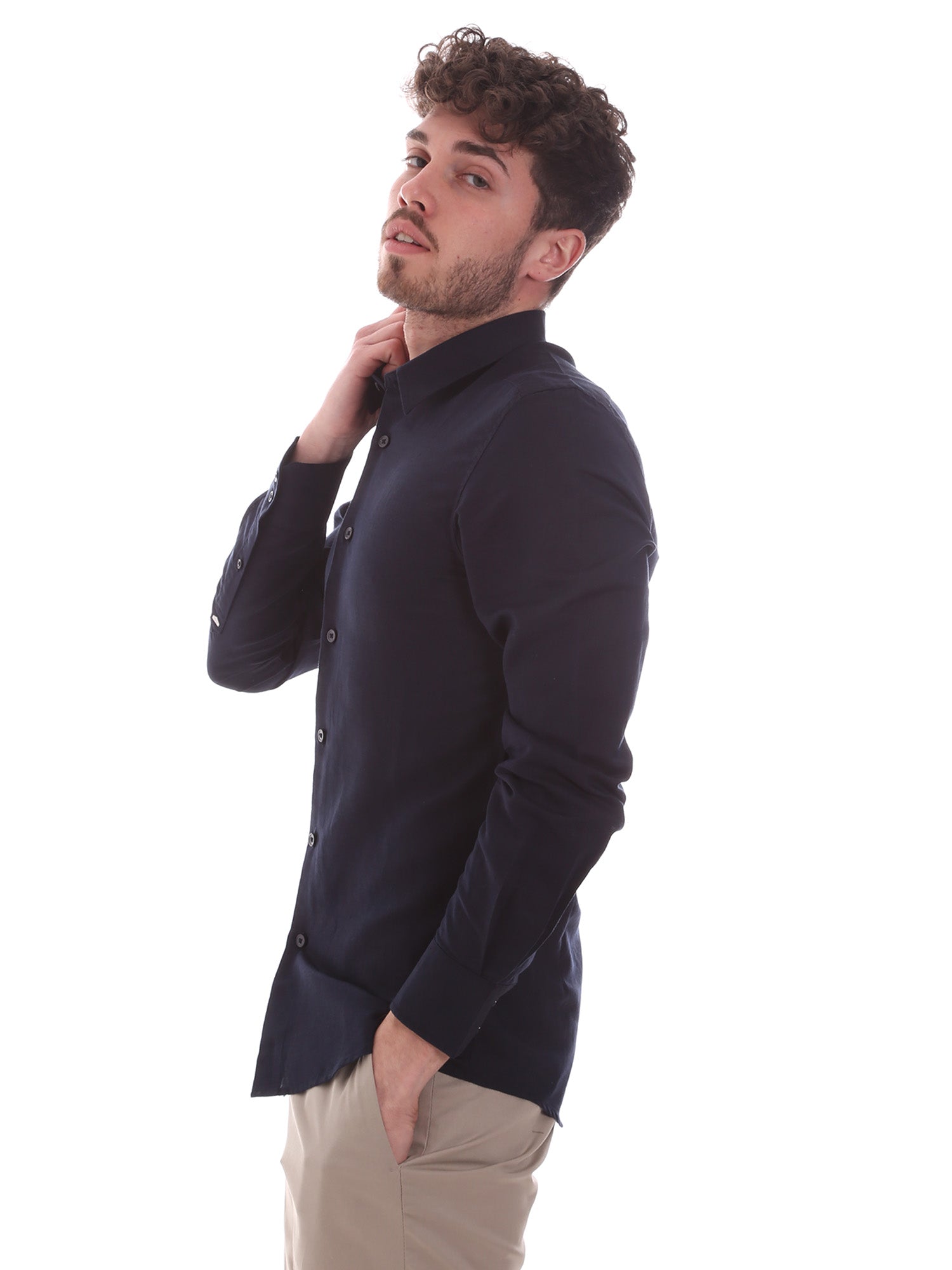 Camicie Blu Antony Morato