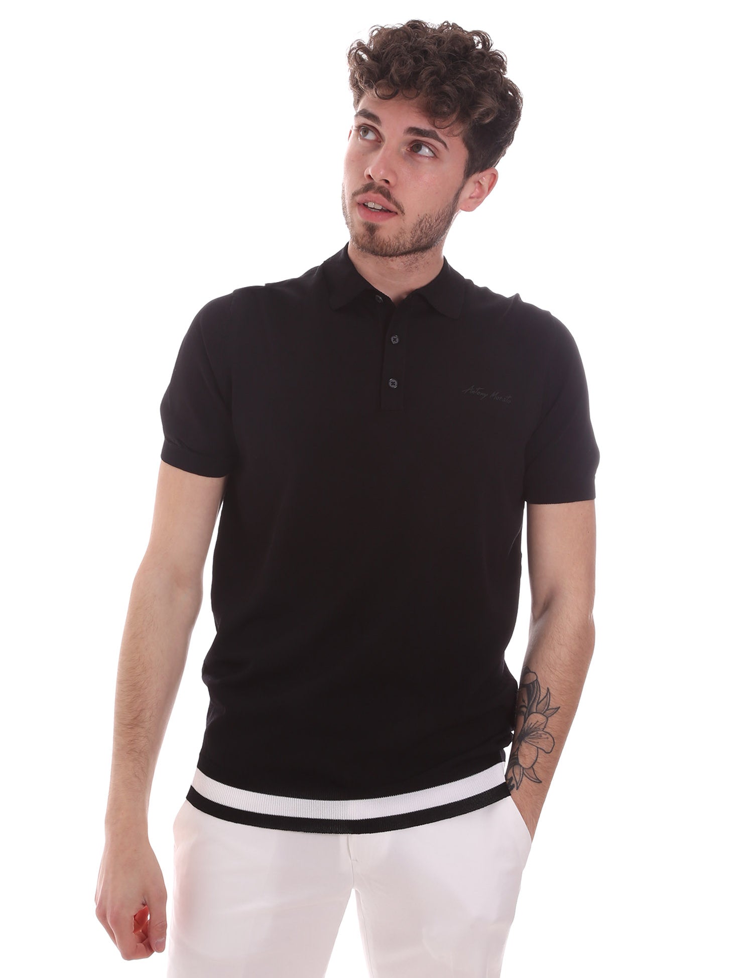 Polo Nero Antony Morato