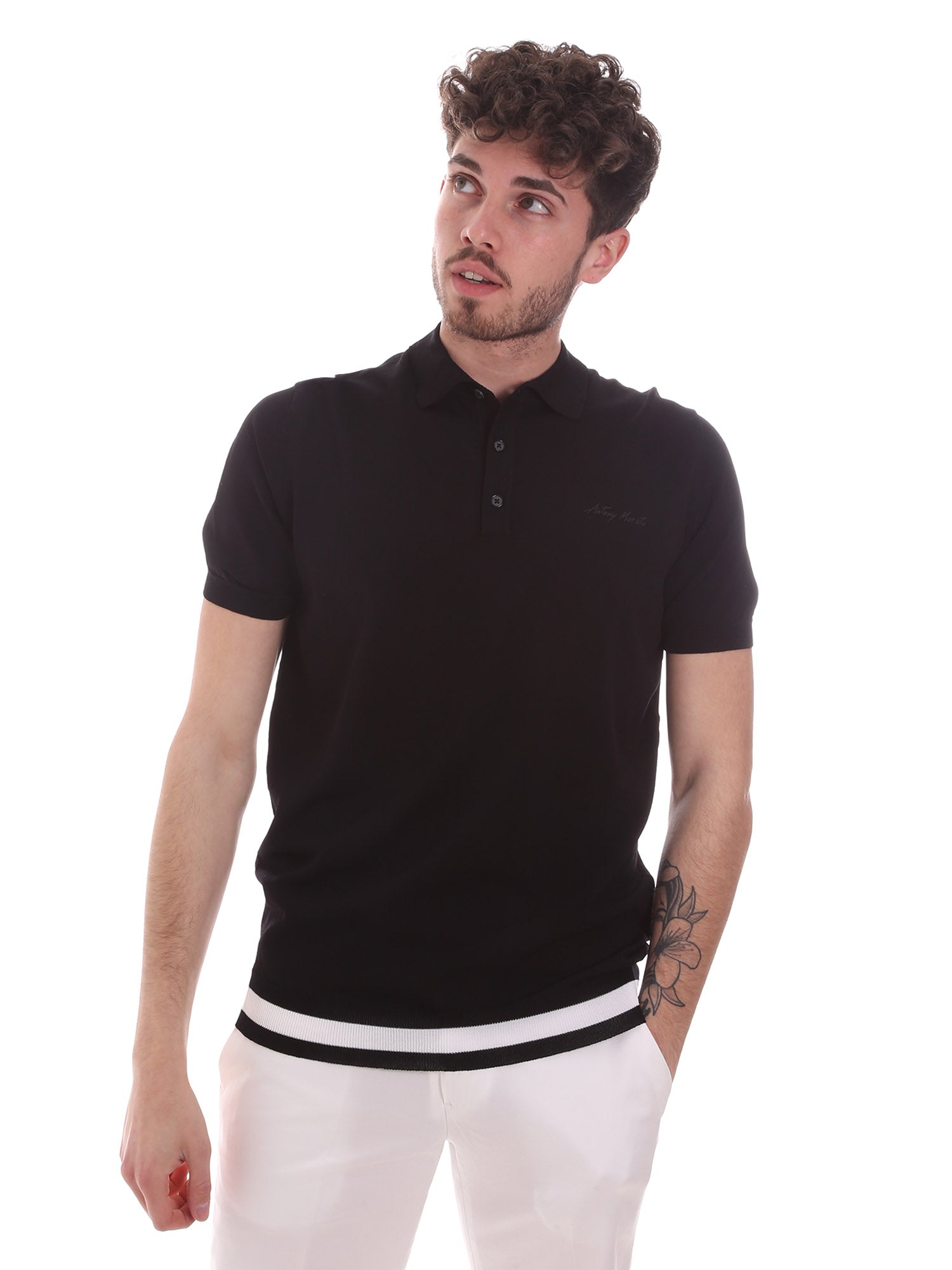 Polo Nero Antony Morato
