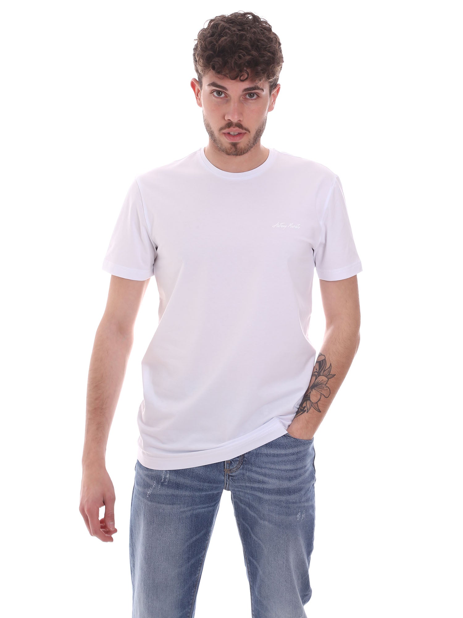 T-shirt Bianco Antony Morato