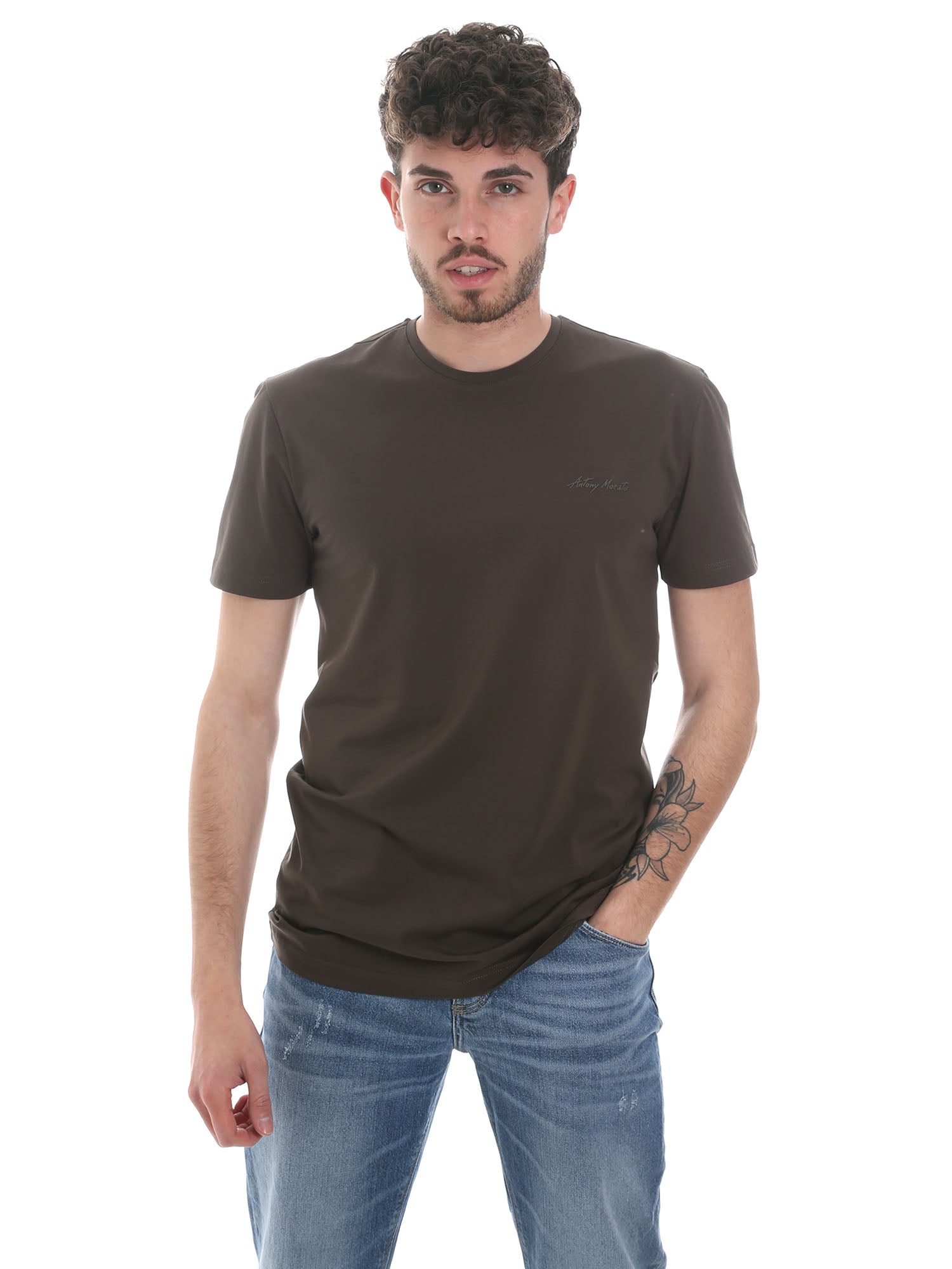 T-shirt Verde Antony Morato