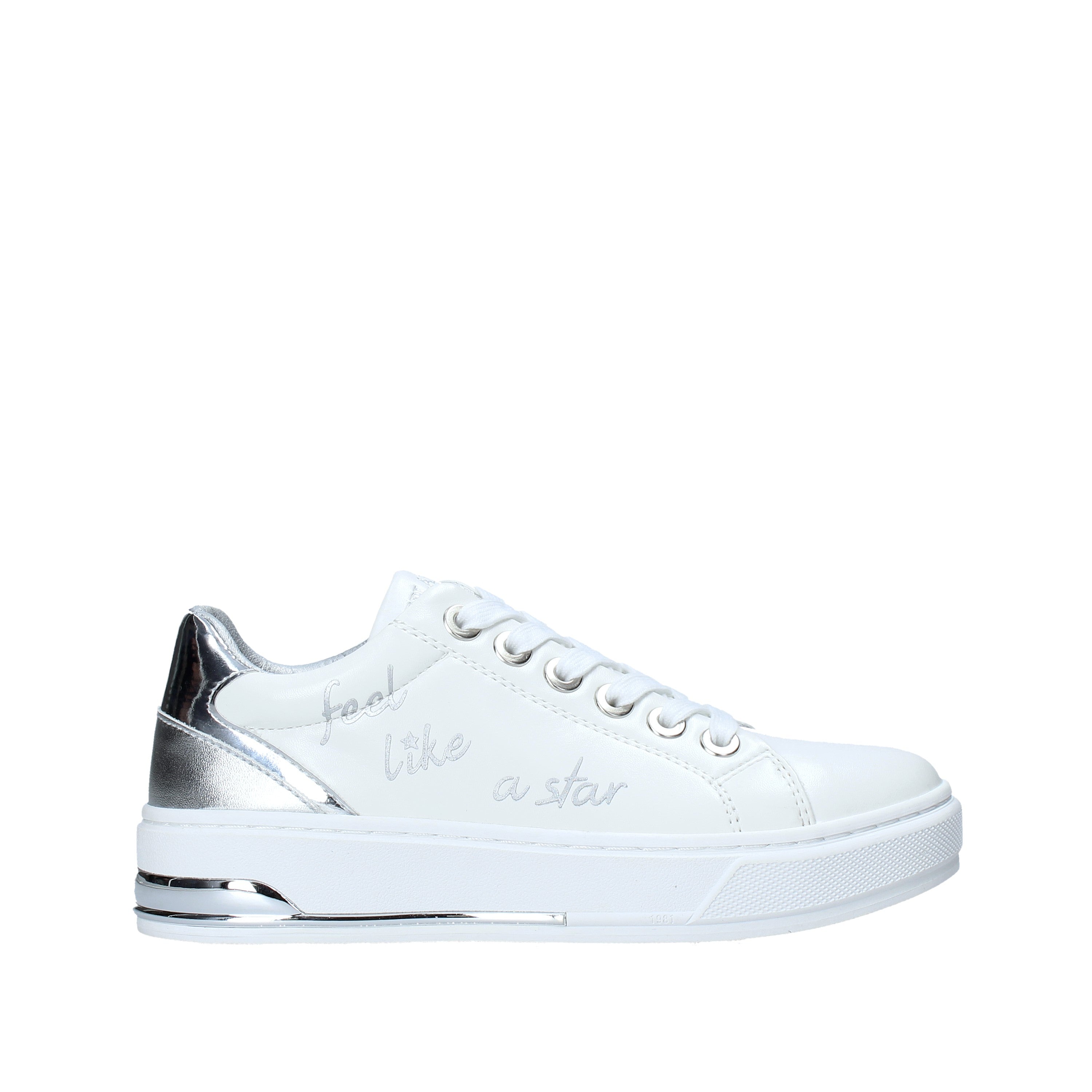 Sneakers Bianco Argento Replay&sons