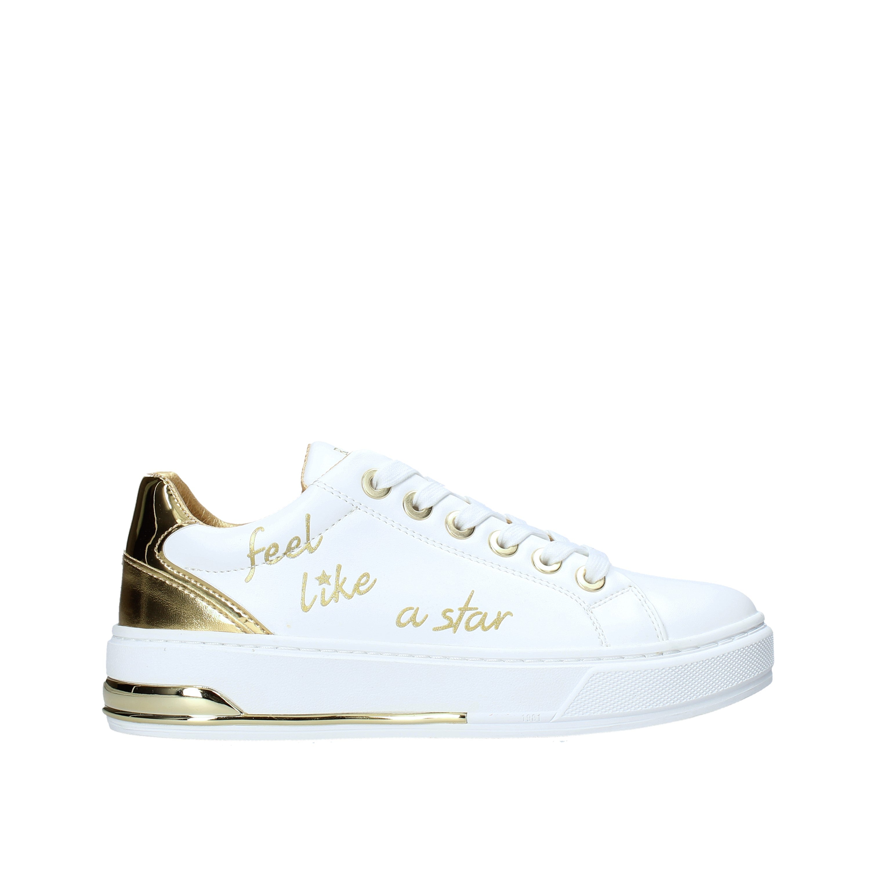 Sneakers Bianco Oro Replay&sons
