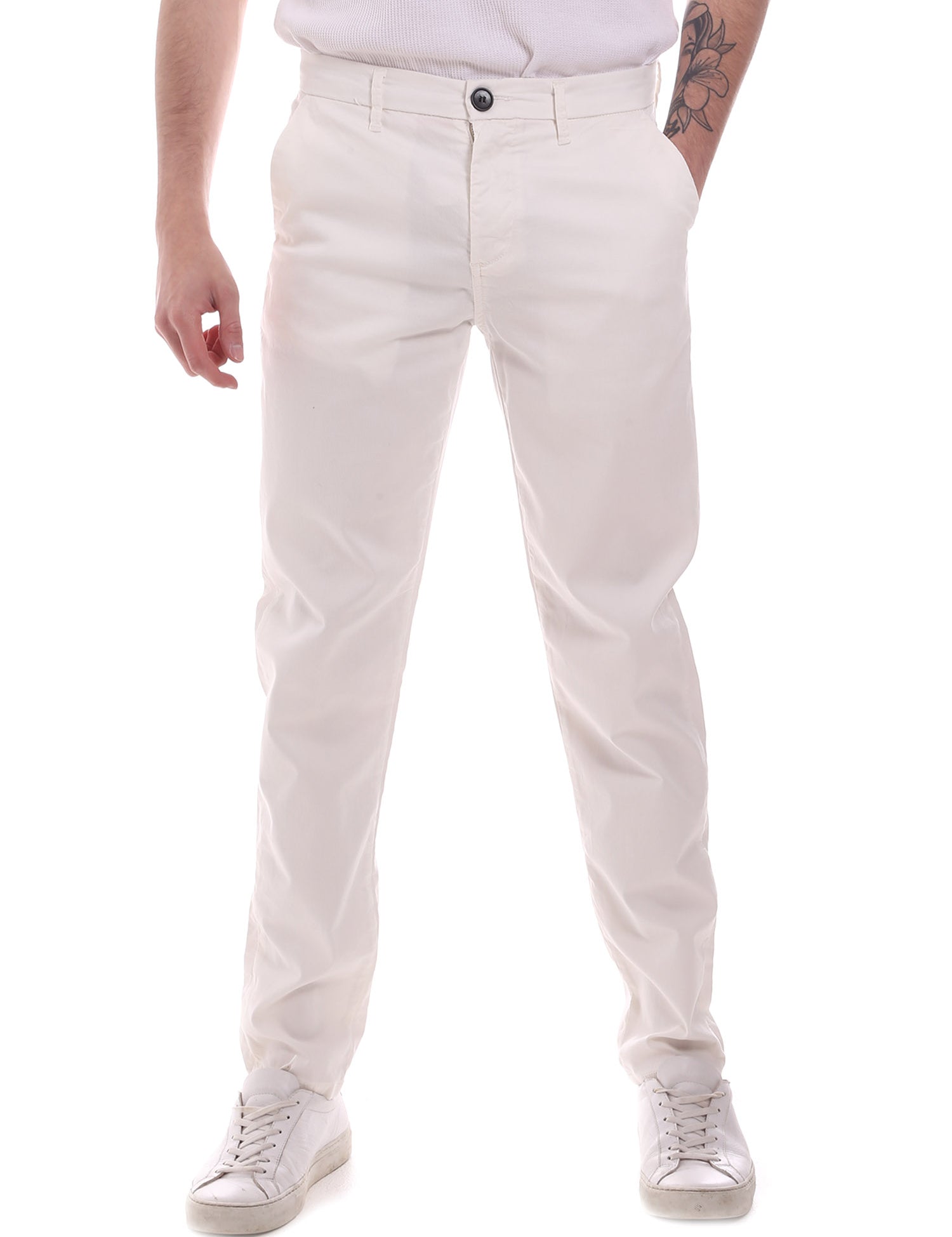 Pantaloni Bianco Sseinse