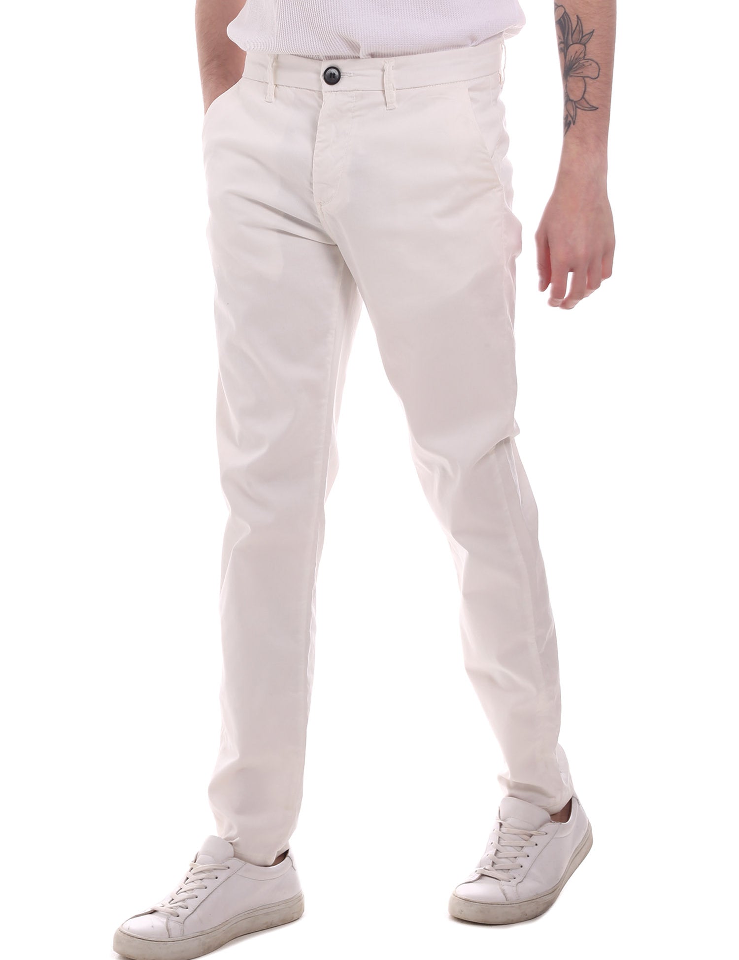 Pantaloni Bianco Sseinse