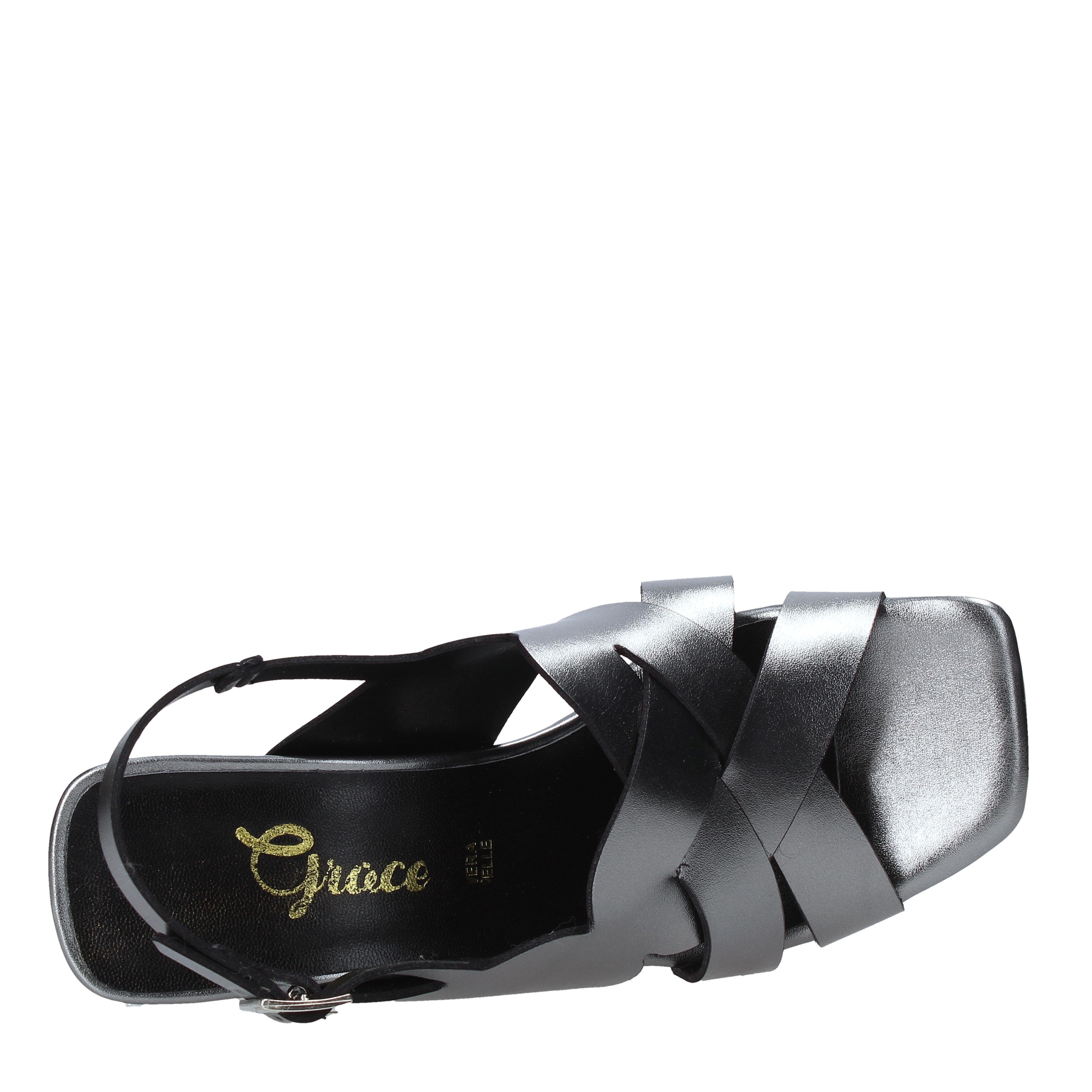 Sandali tacco Argentato Grace Shoes