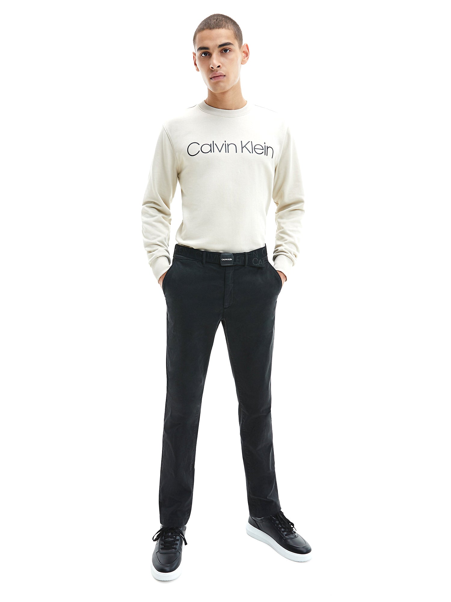 Pantaloni Nero Calvin Klein