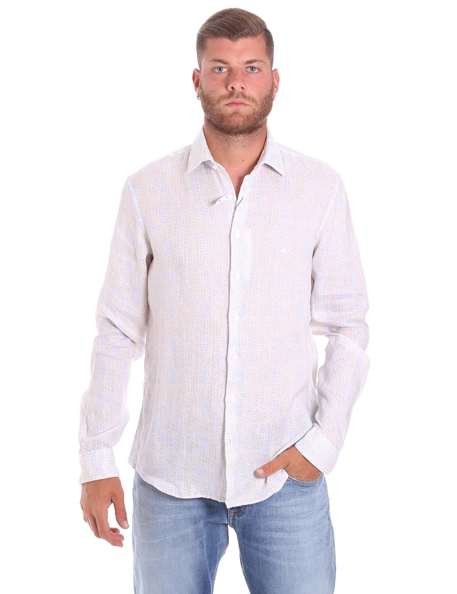 Camicie Bianco Calvin Klein