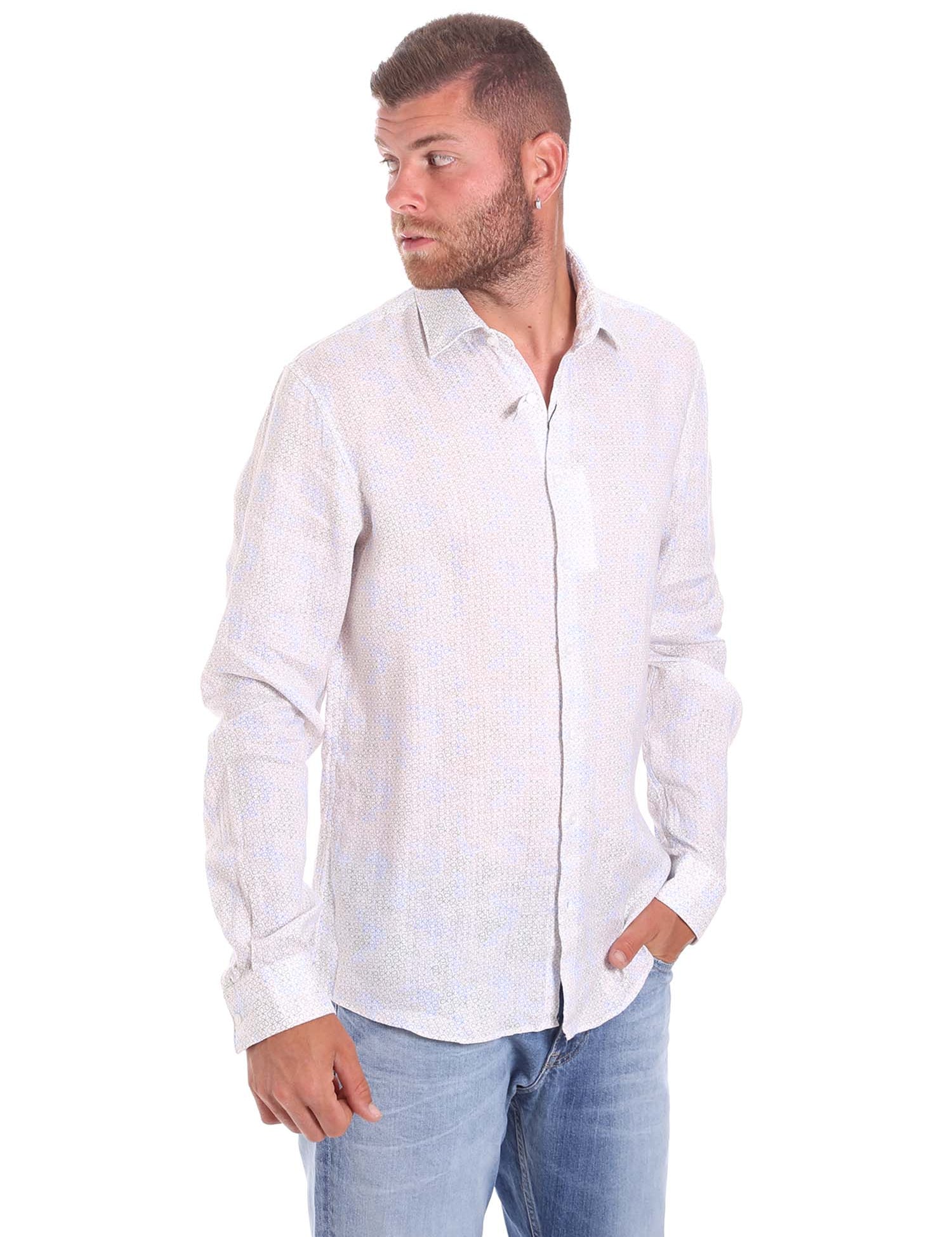 Camicie Bianco Calvin Klein