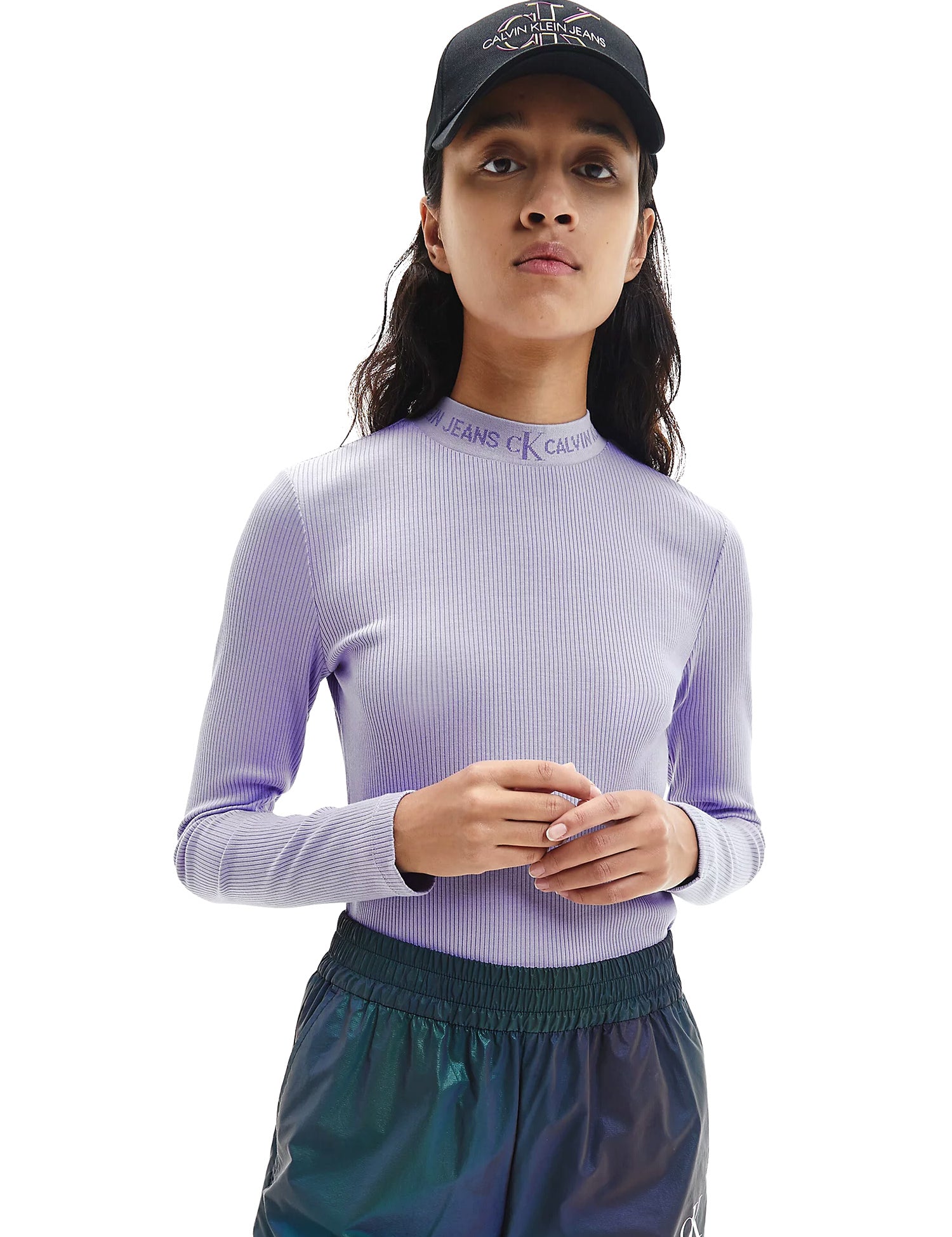 T-shirt Viola Calvin Klein Jeans