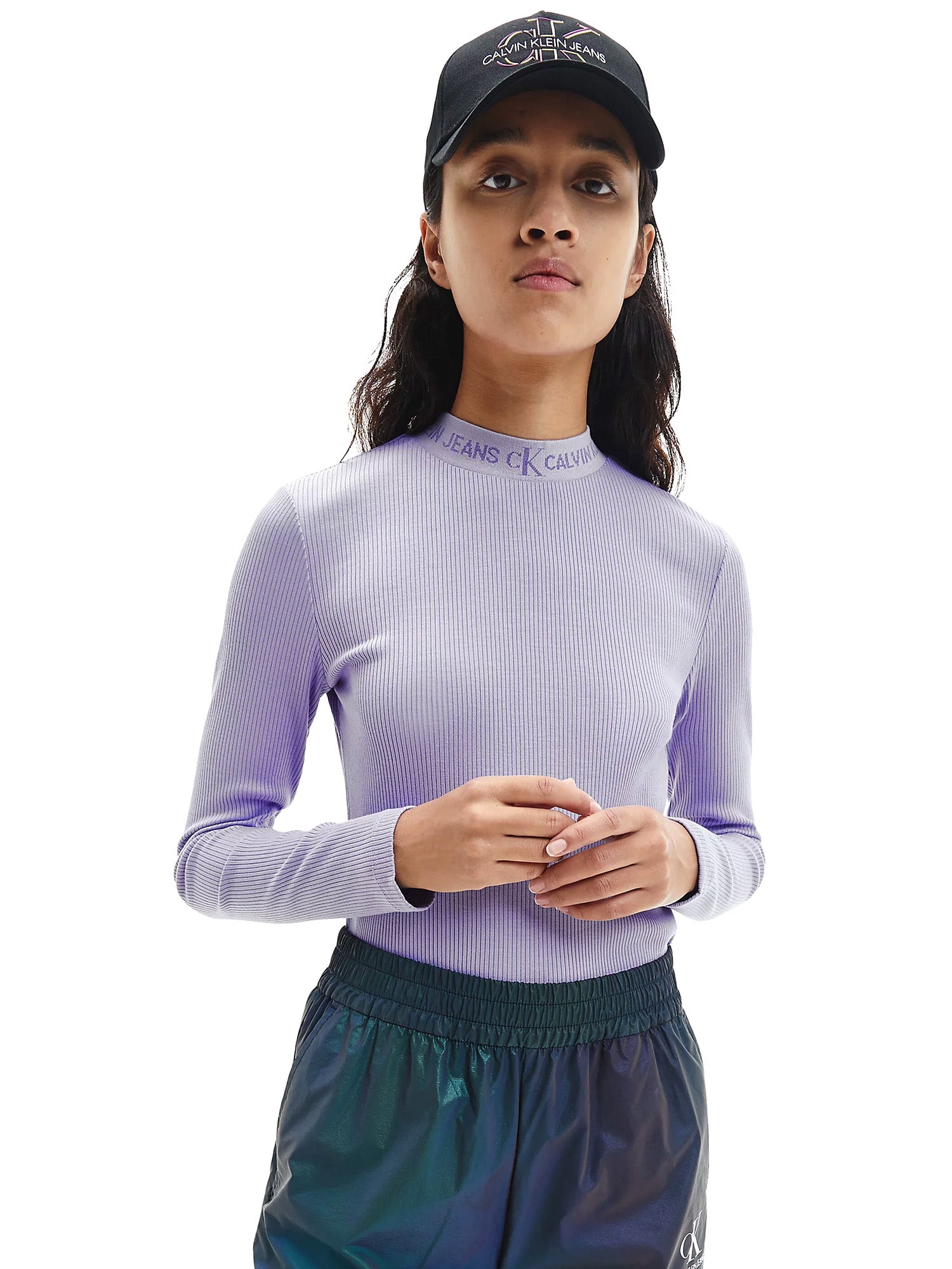 T-shirt Viola Calvin Klein Jeans