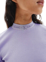 T-shirt Viola Calvin Klein Jeans