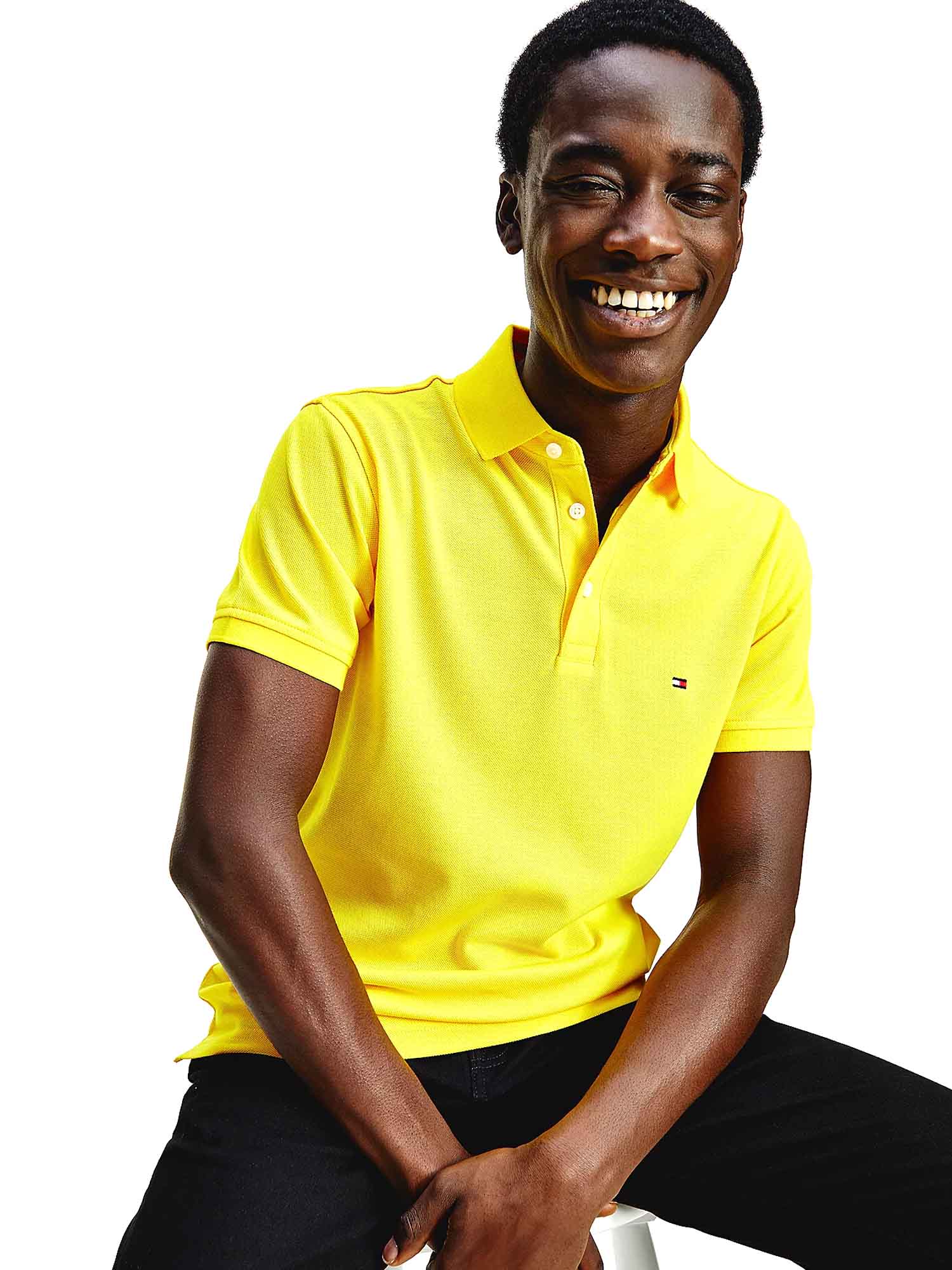 Polo Giallo Tommy Hilfiger