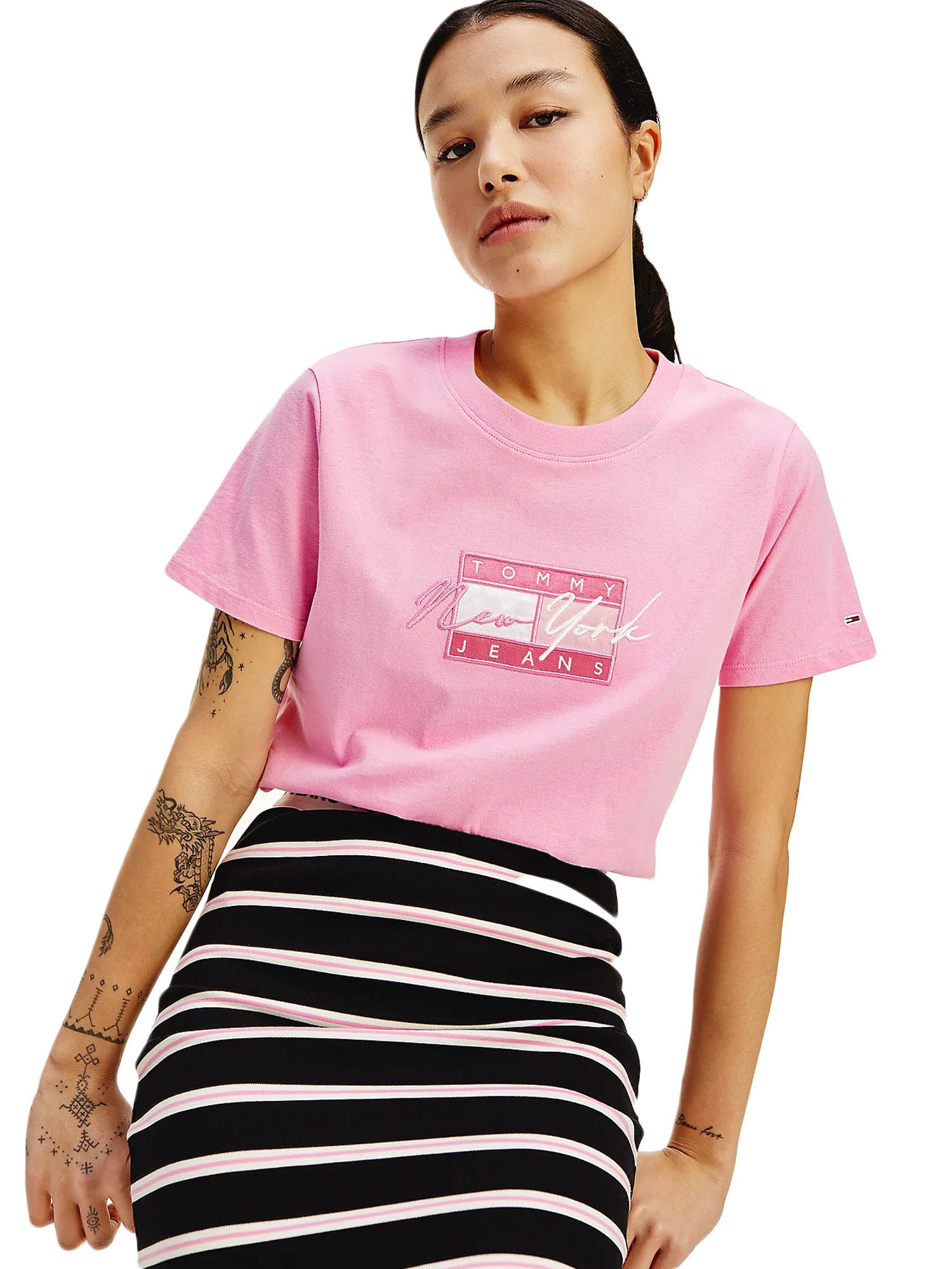 T-shirt Rosa Tommy Jeans
