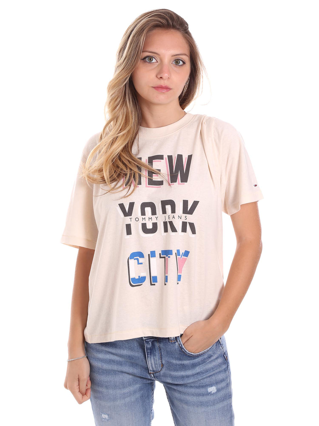 T-shirt Beige Tommy Jeans