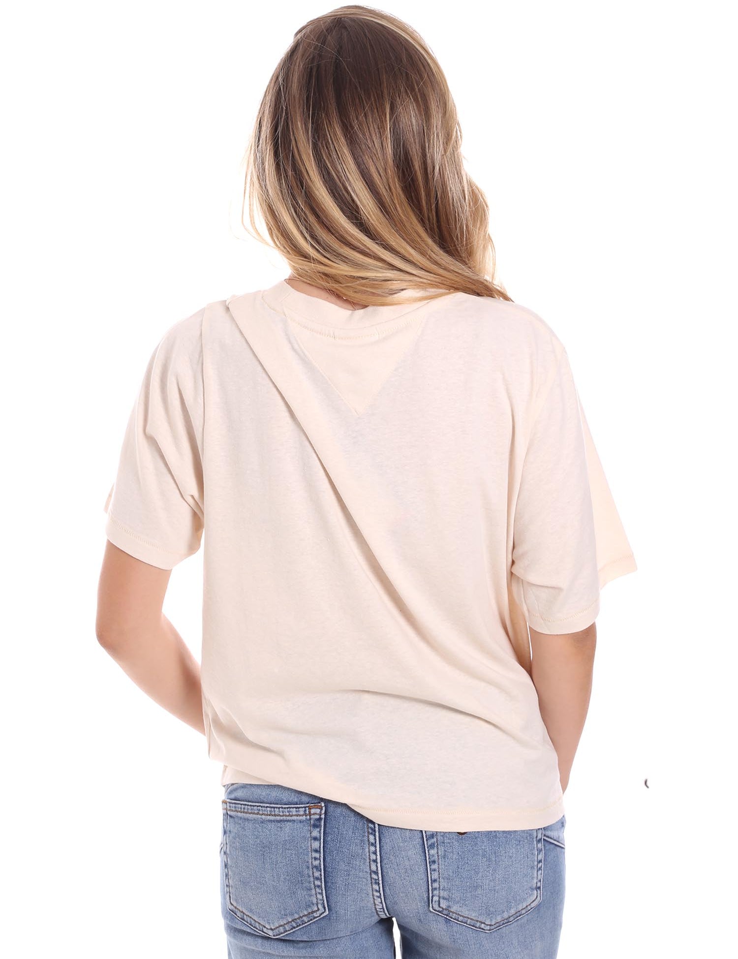 T-shirt Beige Tommy Jeans