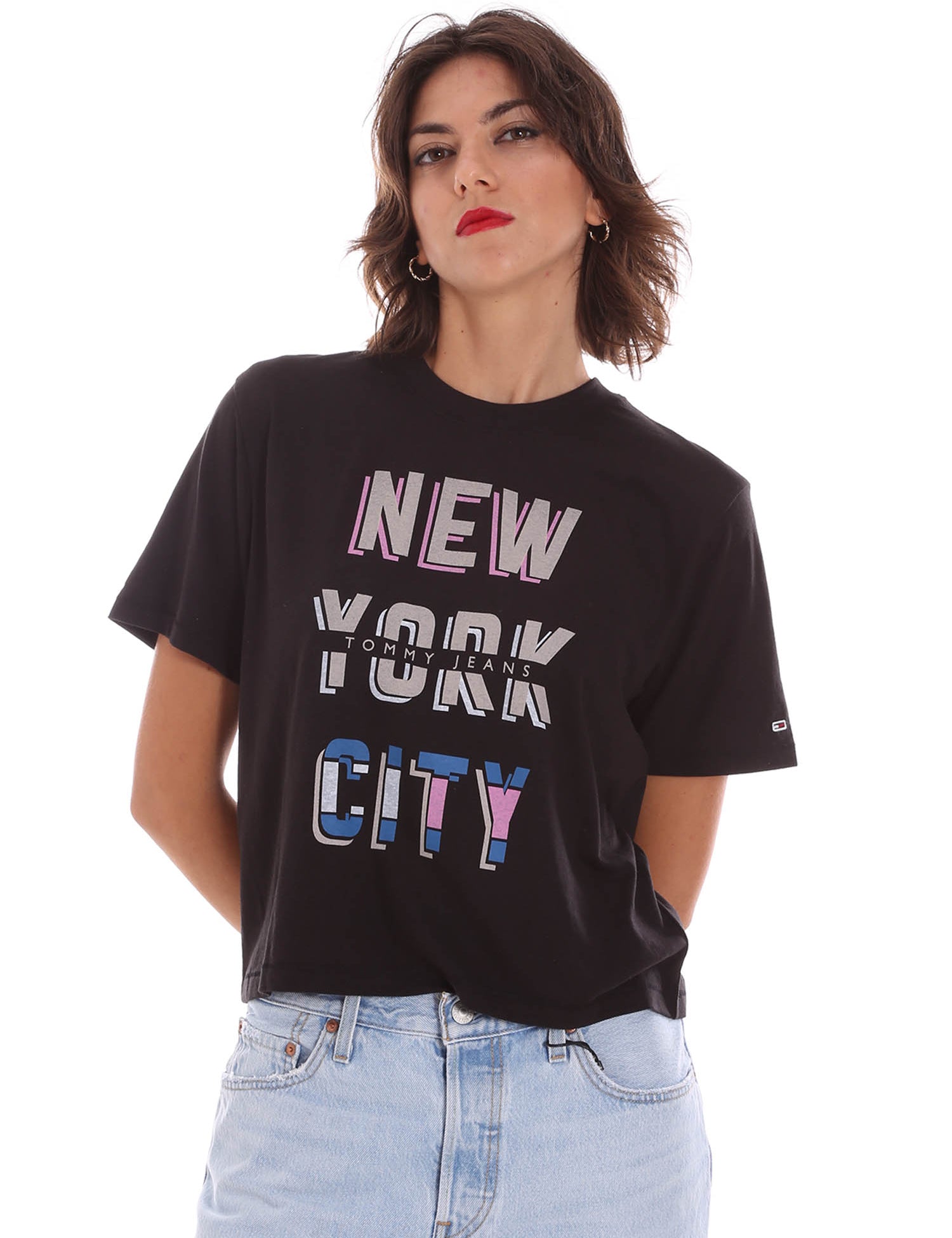 T-shirt Nero Tommy Jeans