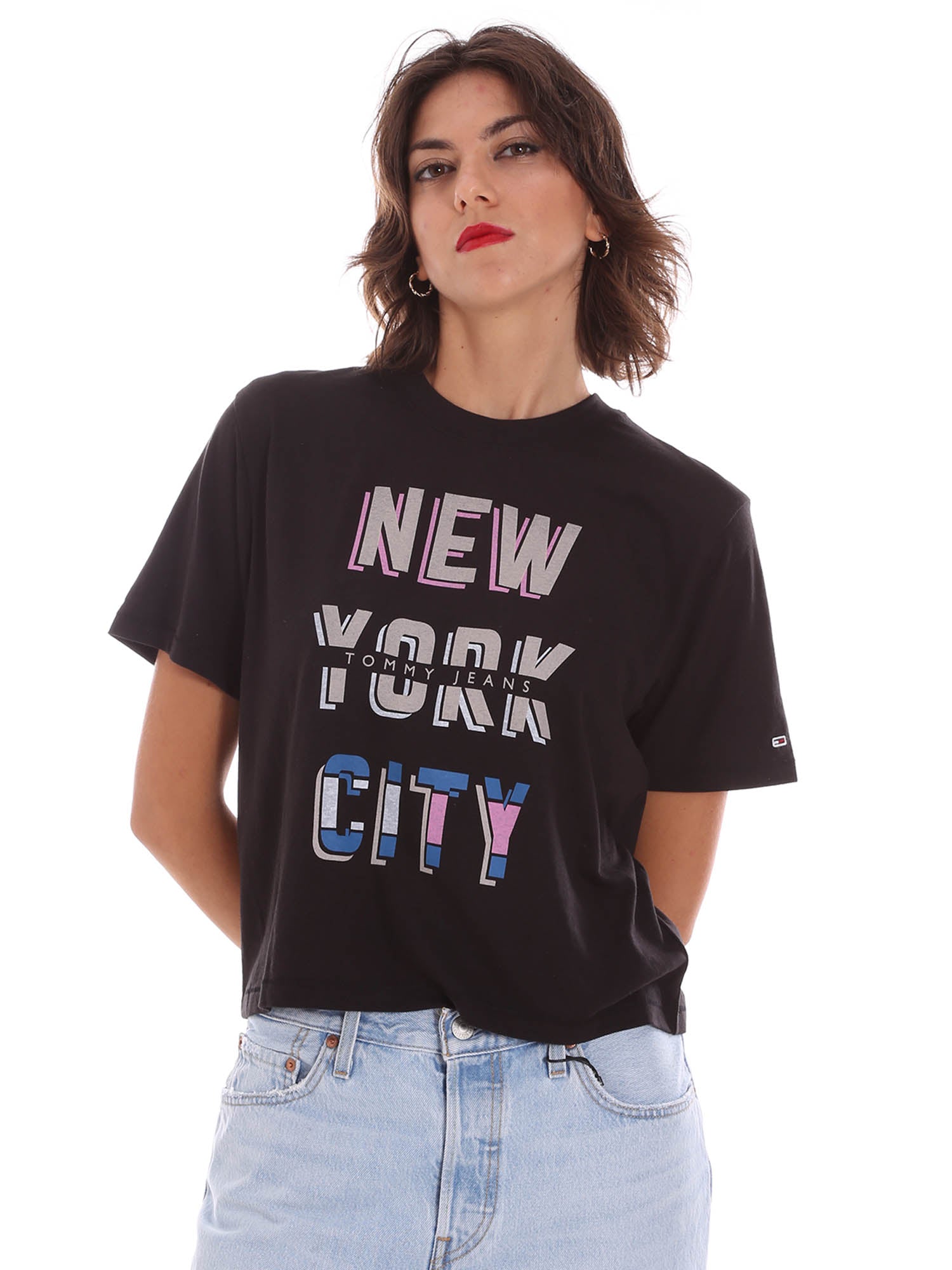 T-shirt Nero Tommy Jeans