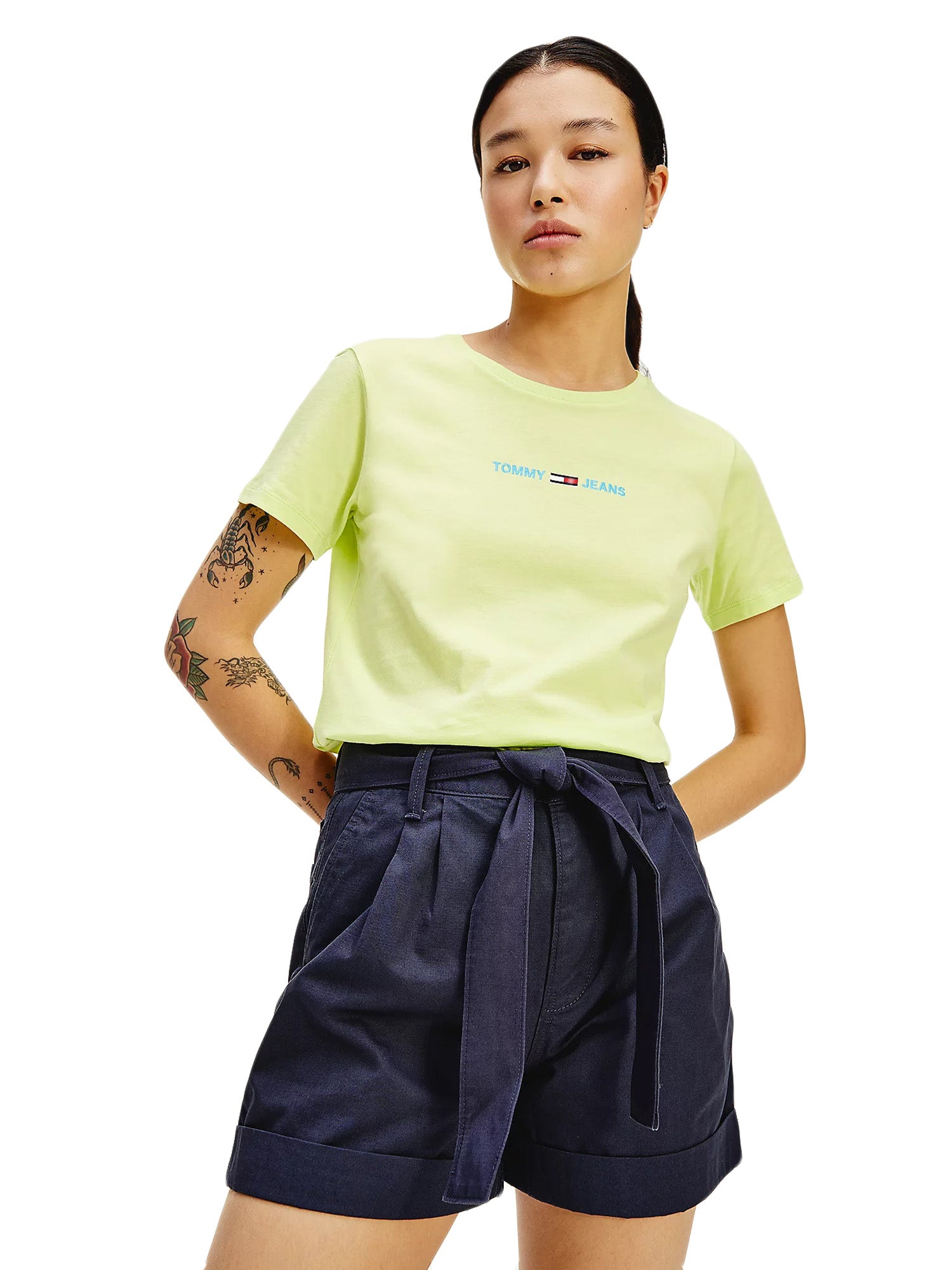 T-shirt Verde Tommy Jeans