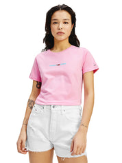 T-shirt Rosa Tommy Jeans