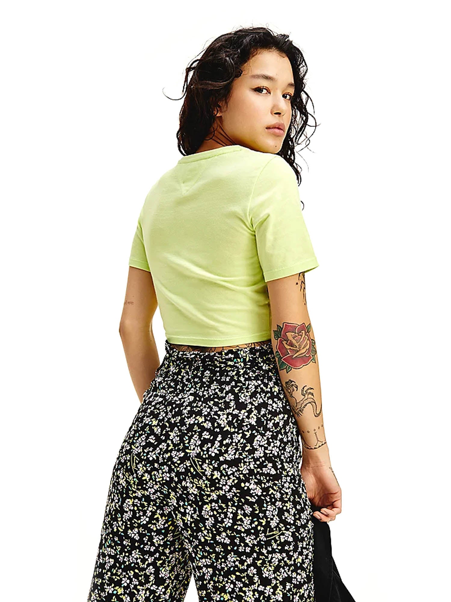 Top e canotte Verde Tommy Jeans