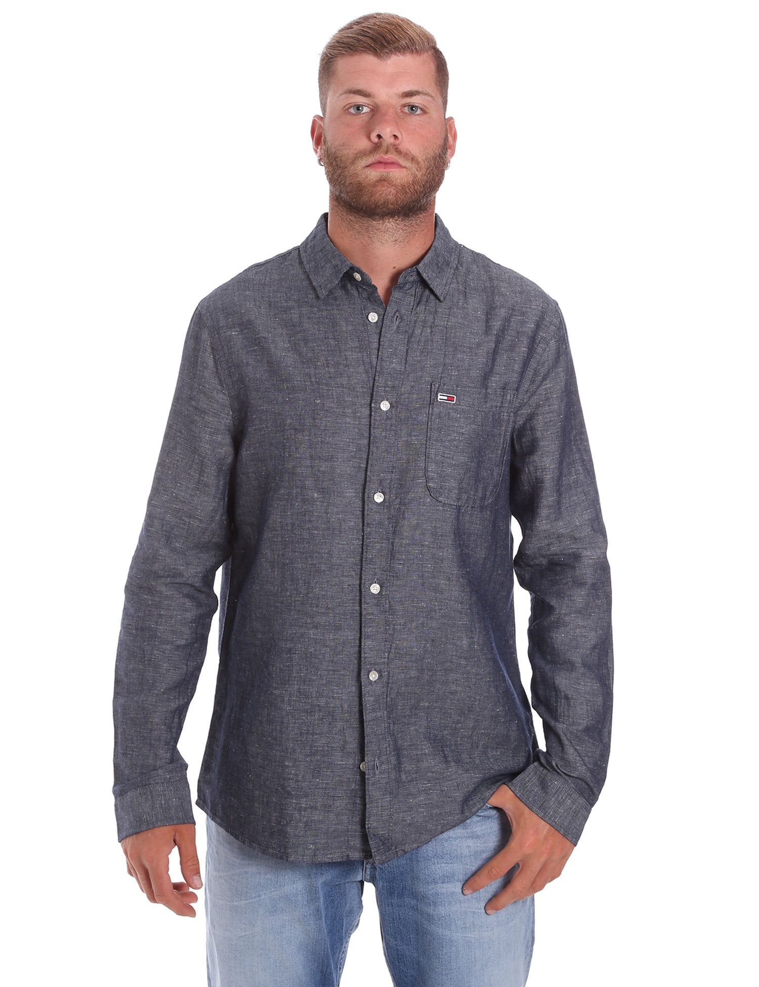 Camicie Grigio Tommy Jeans