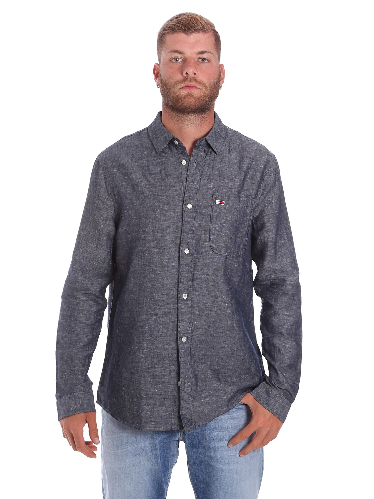 Camicie Grigio Tommy Jeans