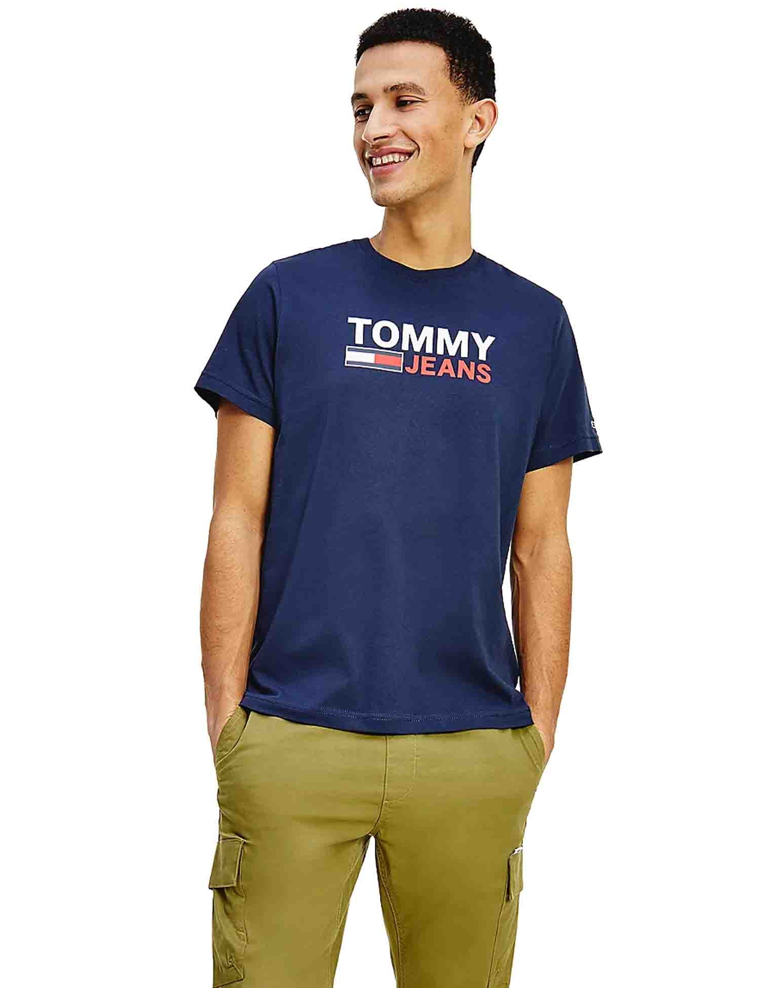 T-shirt Blu Tommy Jeans