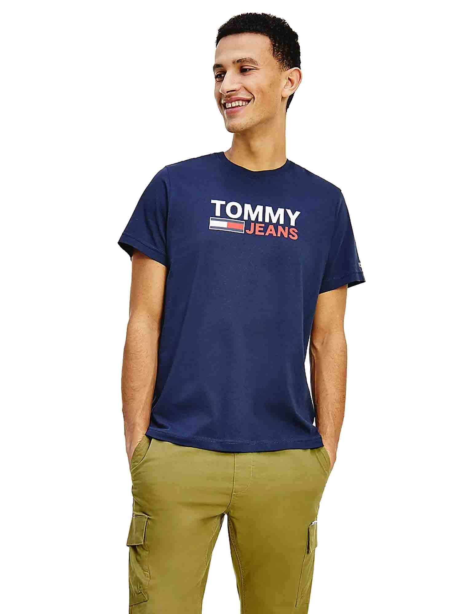 T-shirt Blu Tommy Jeans