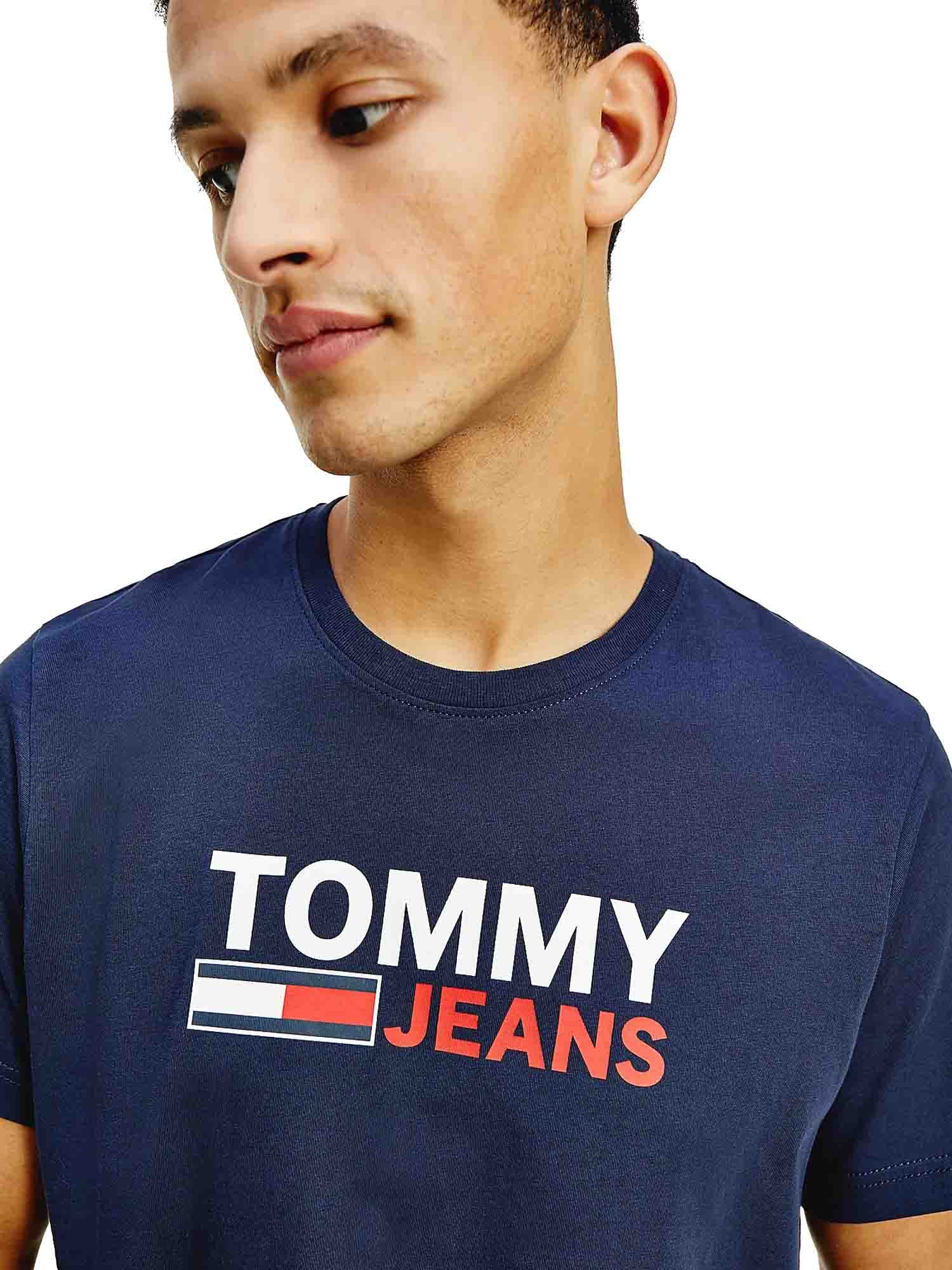 T-shirt Blu Tommy Jeans