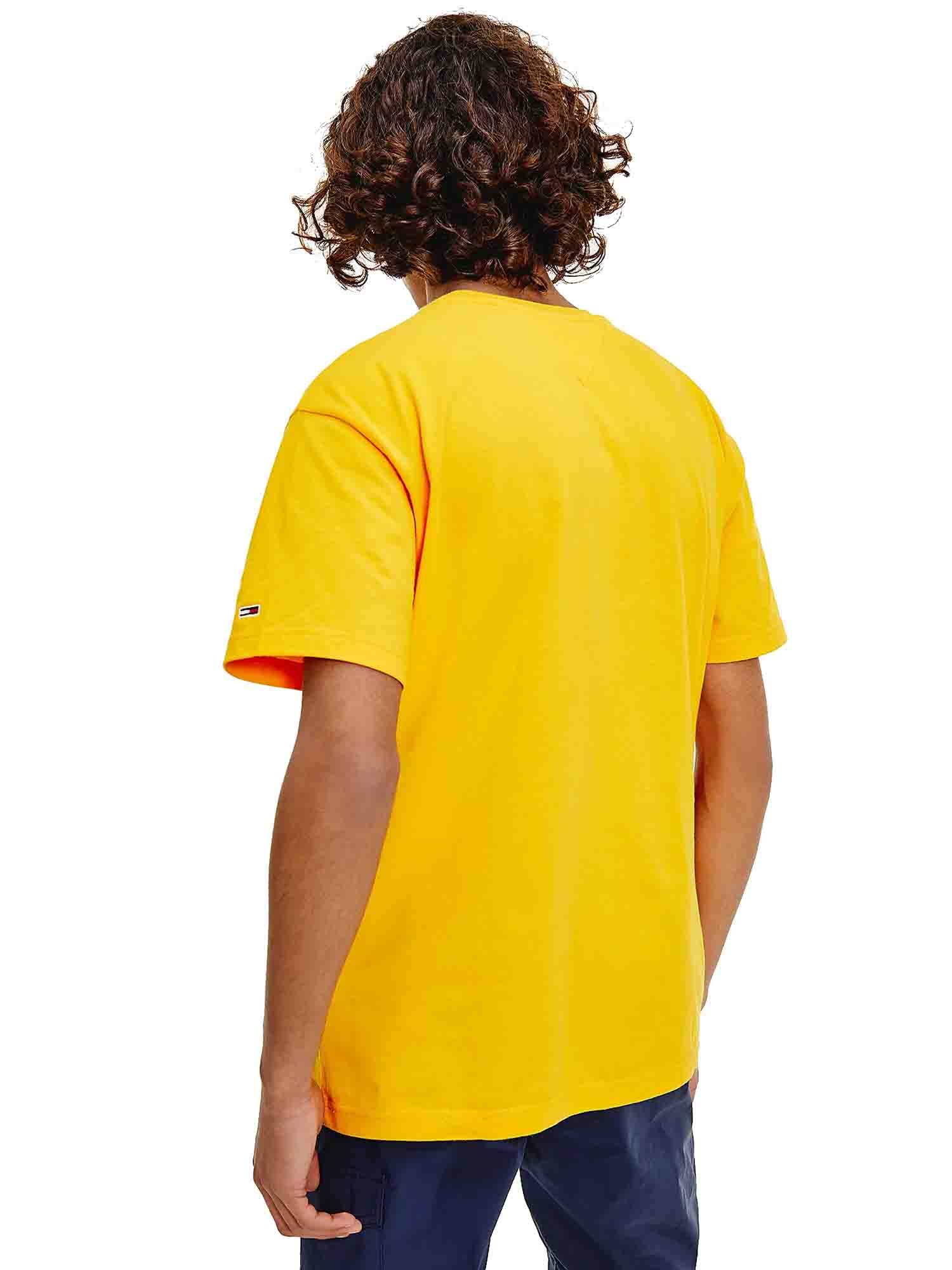 T-shirt Giallo Tommy Jeans