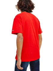 T-shirt Rosso Tommy Jeans